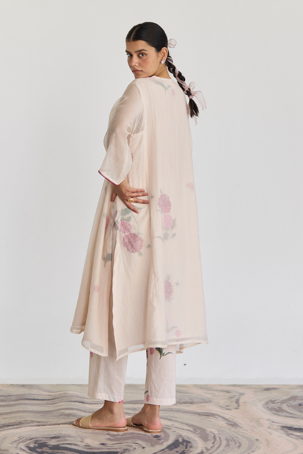 JUANITA- IVORY DAHLIA CORD SET