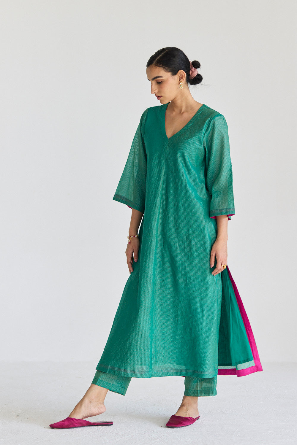 JUANITA- PRASINE FESTIVE SET