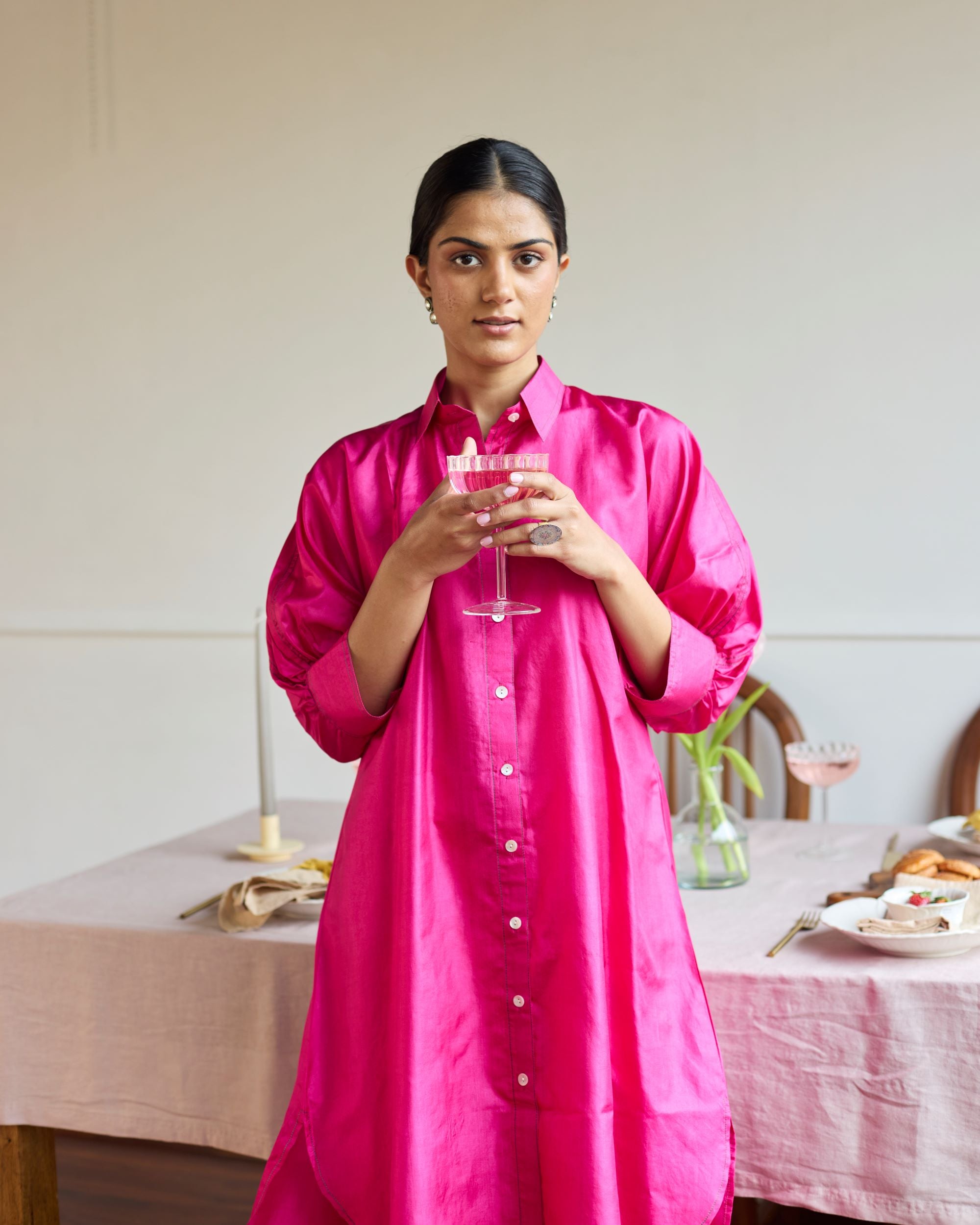 Juanita- FUCHSIA SILK CO ORD