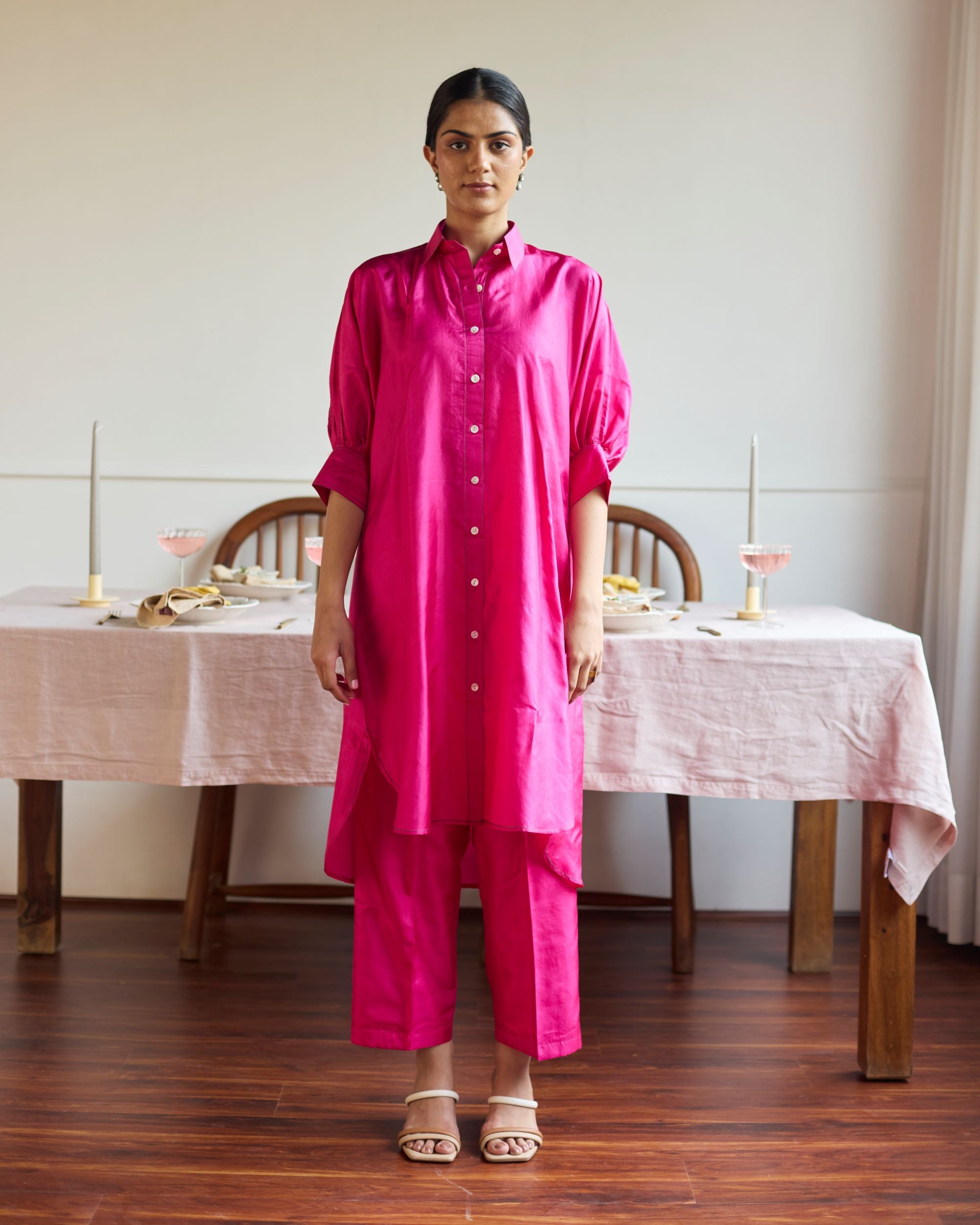 Juanita- FUCHSIA SILK CO ORD