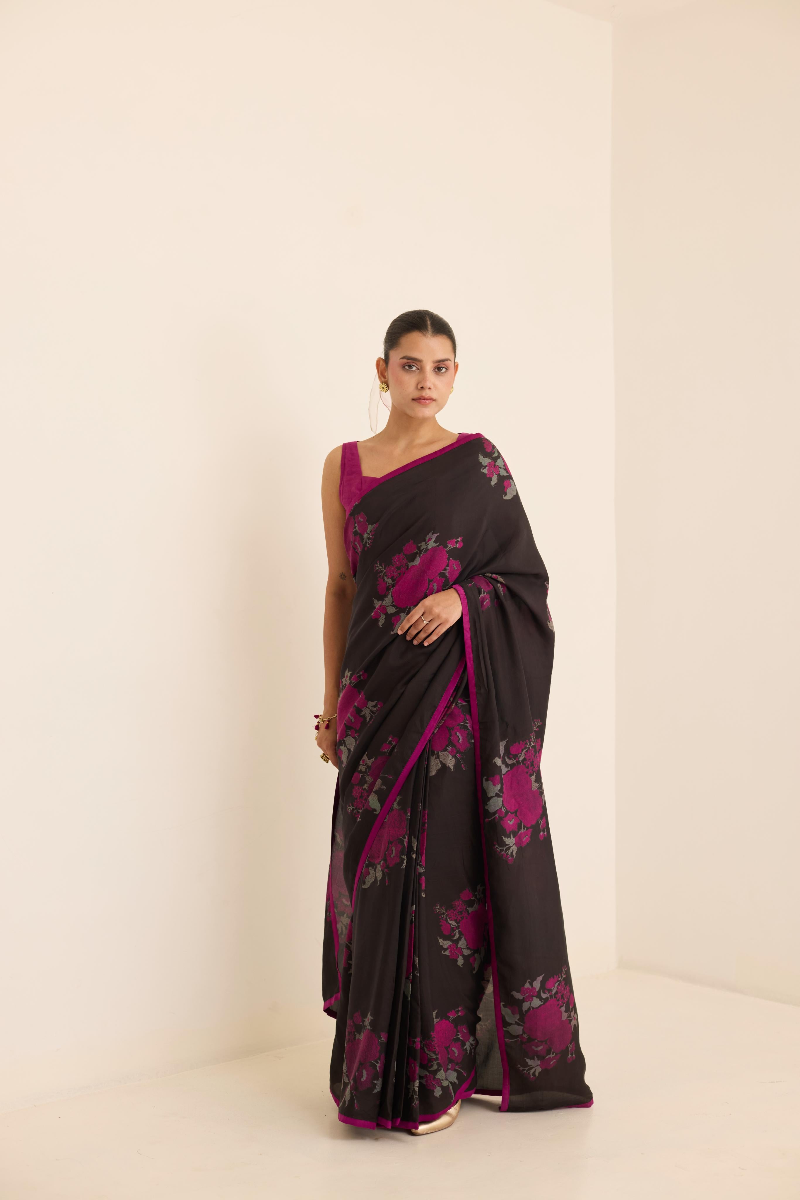 MIDNIGHT SILK SAREE