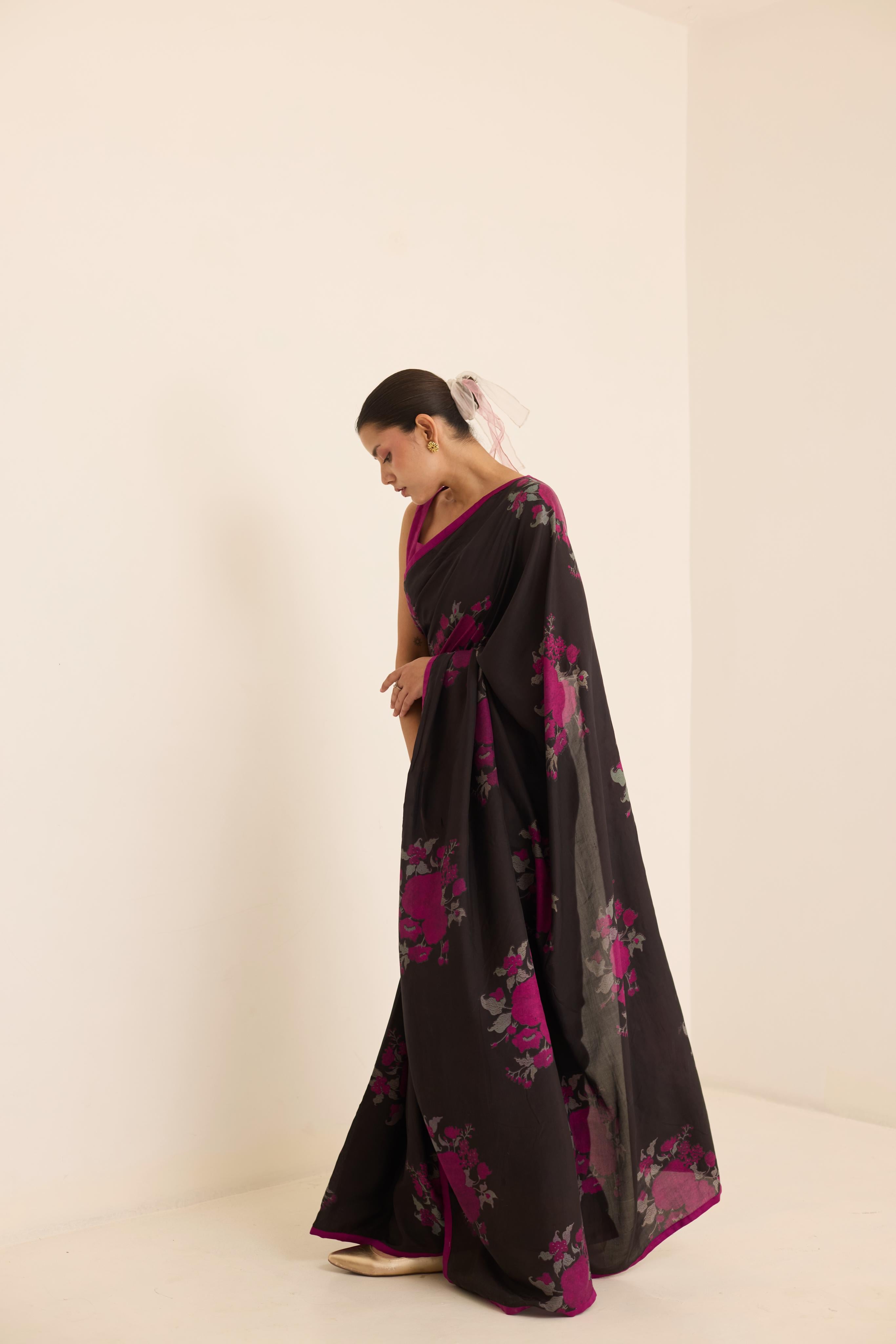 MIDNIGHT SILK SAREE