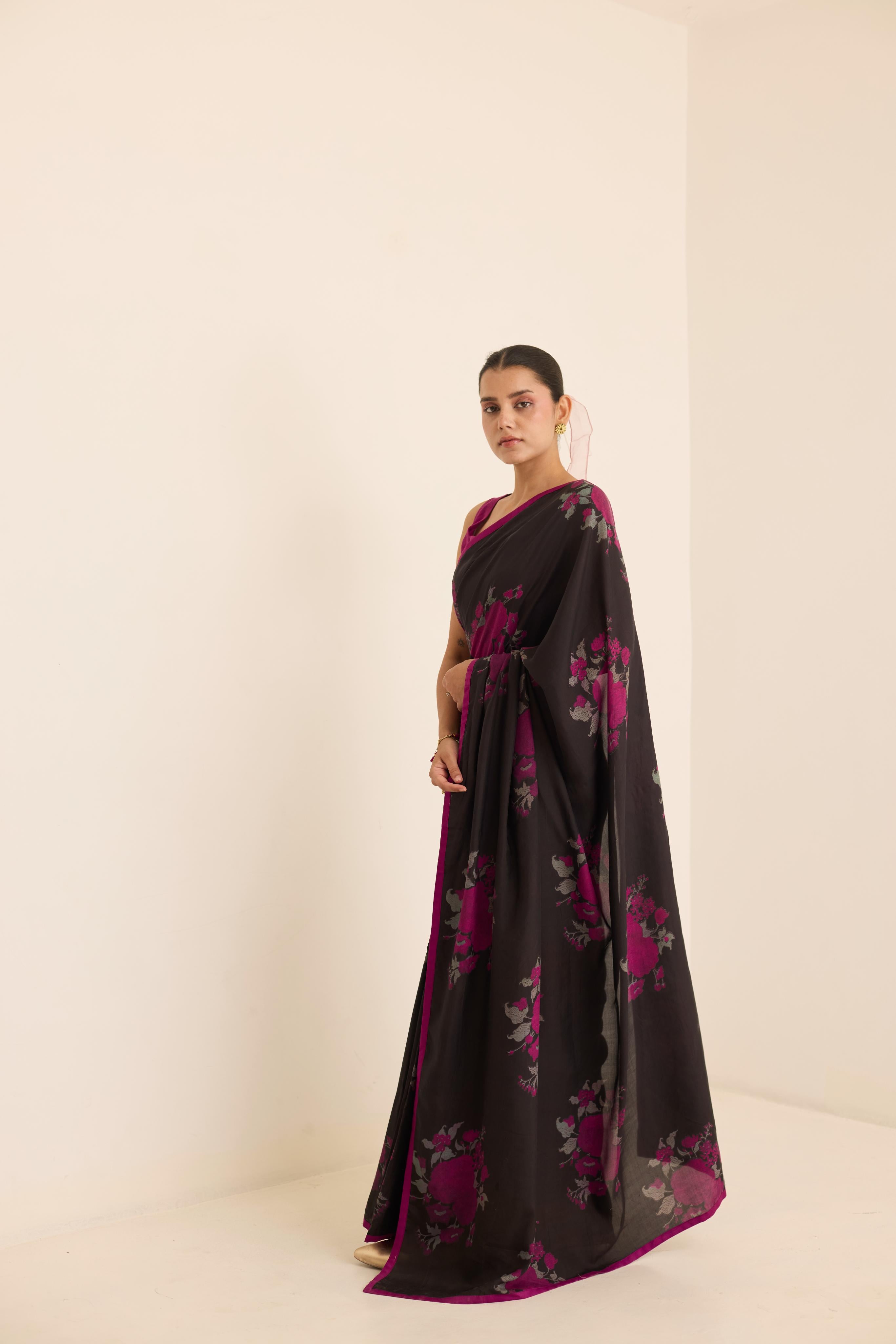MIDNIGHT SILK SAREE