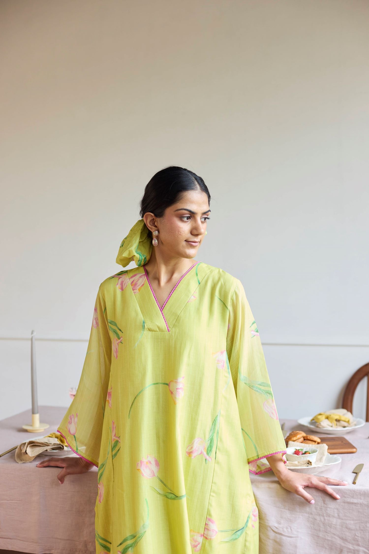 Juanita- LIME TULIP RELAXED FIT CO ORD