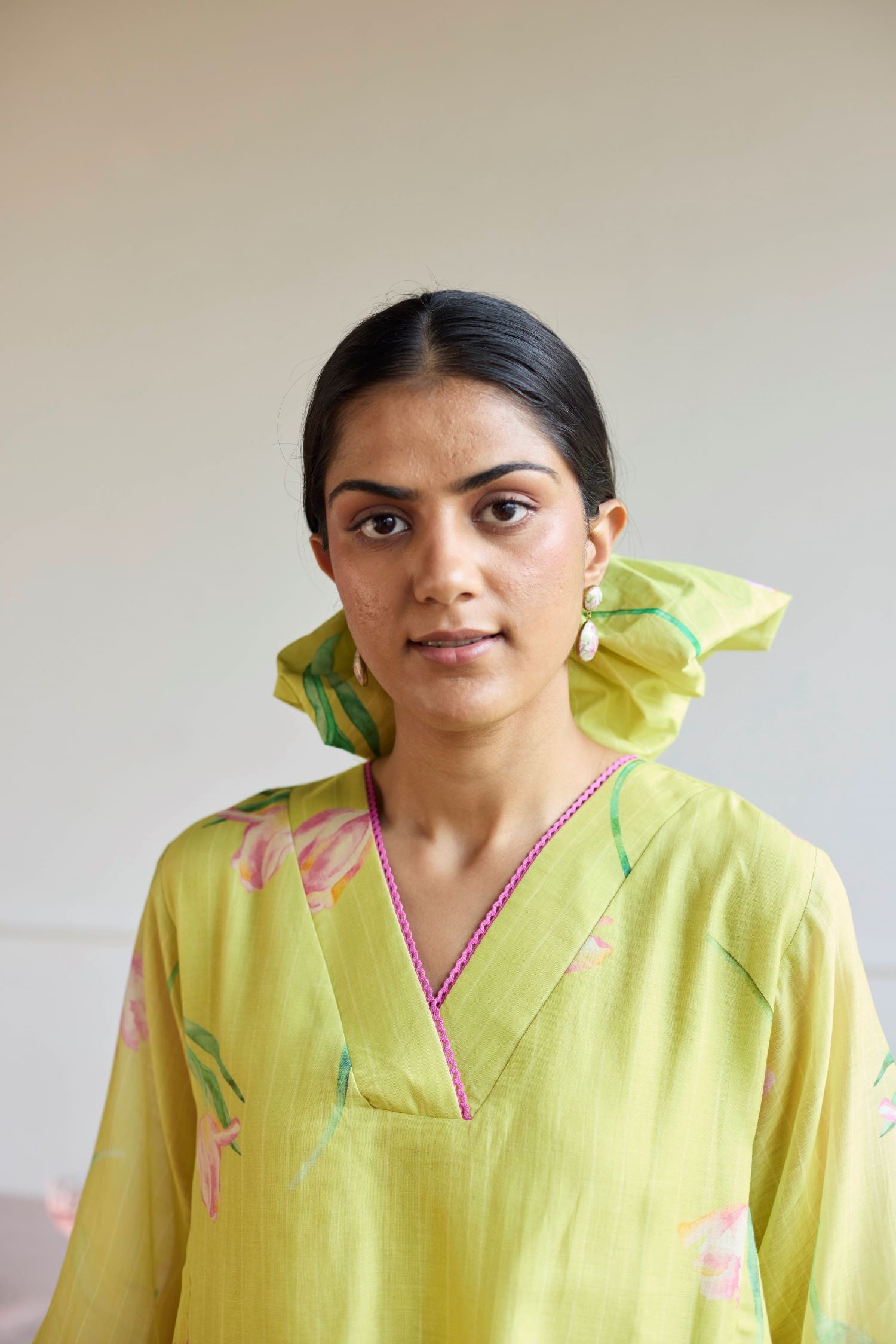 Juanita- LIME TULIP RELAXED FIT CO ORD