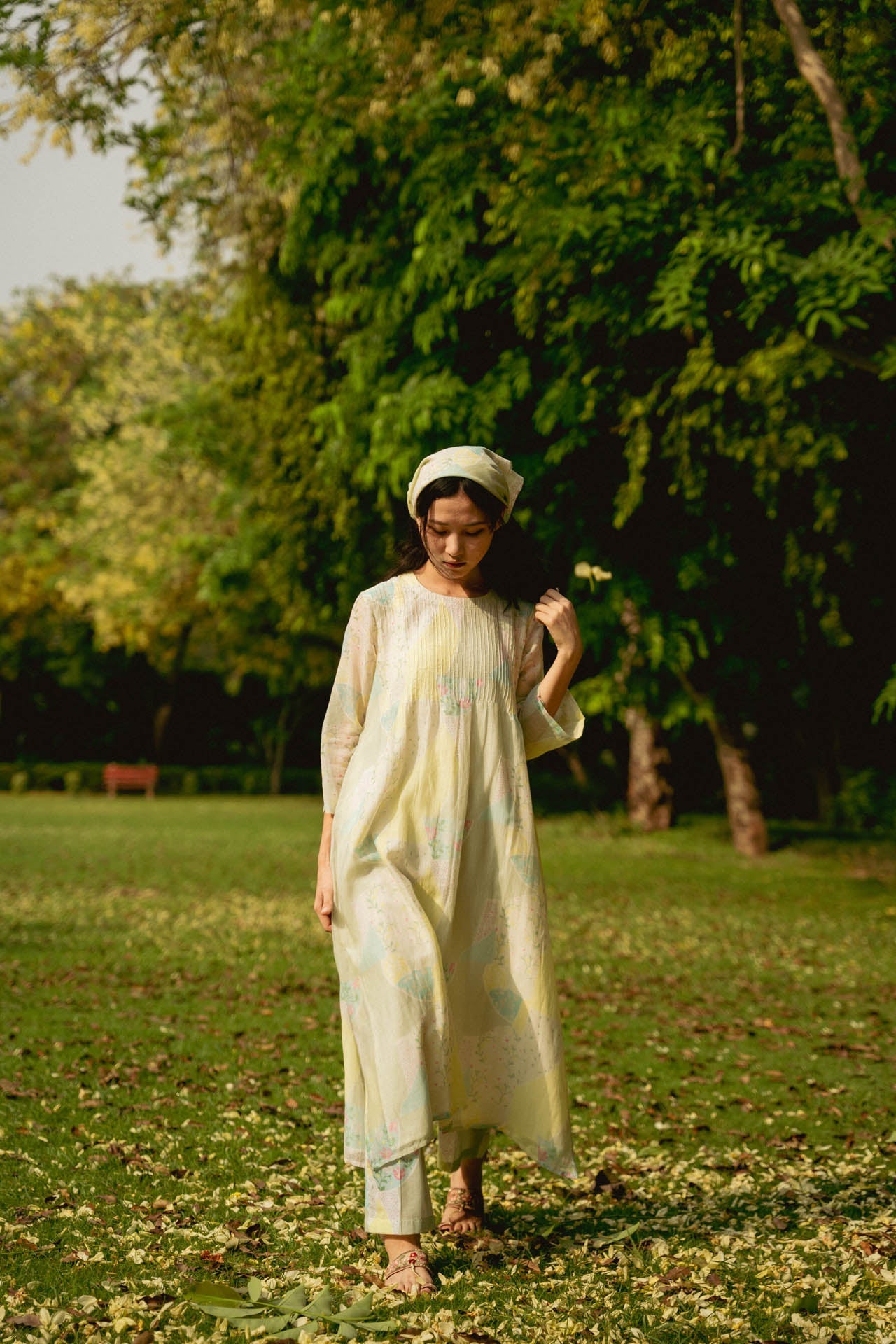 Juanita- Sage pintuck co-ord set