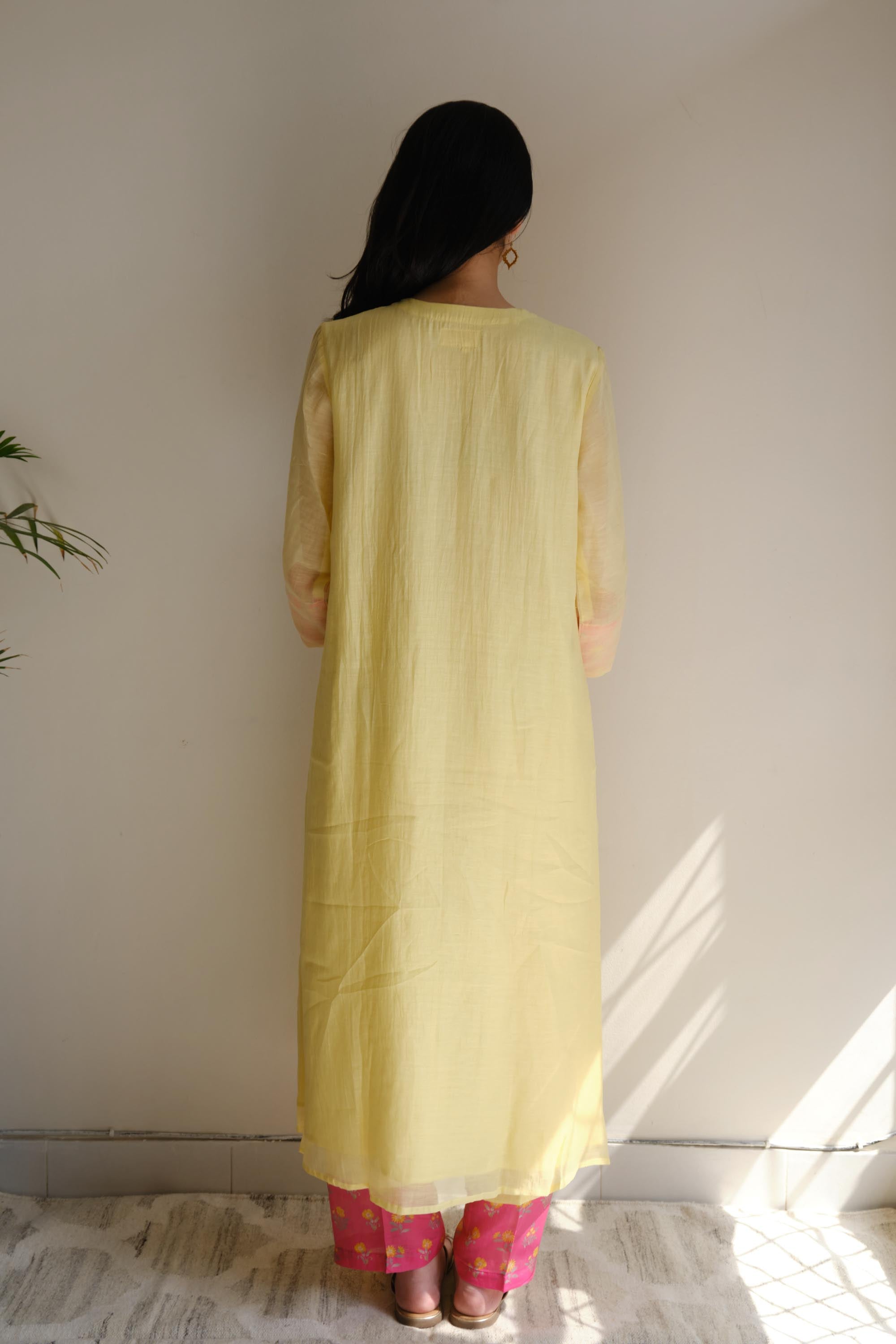 Juanita- CANARY PINTUCK SET