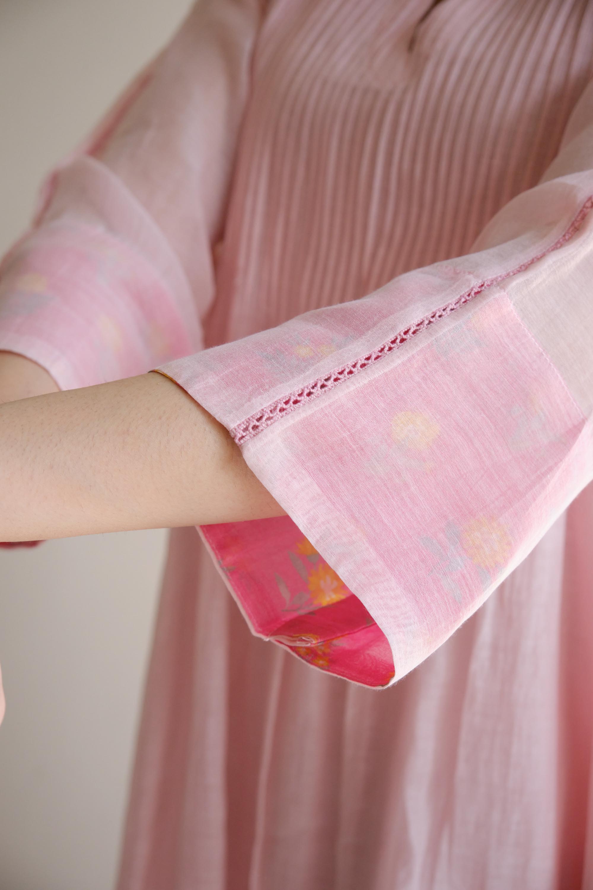 Juanita- BLUSH PINTUCK SET