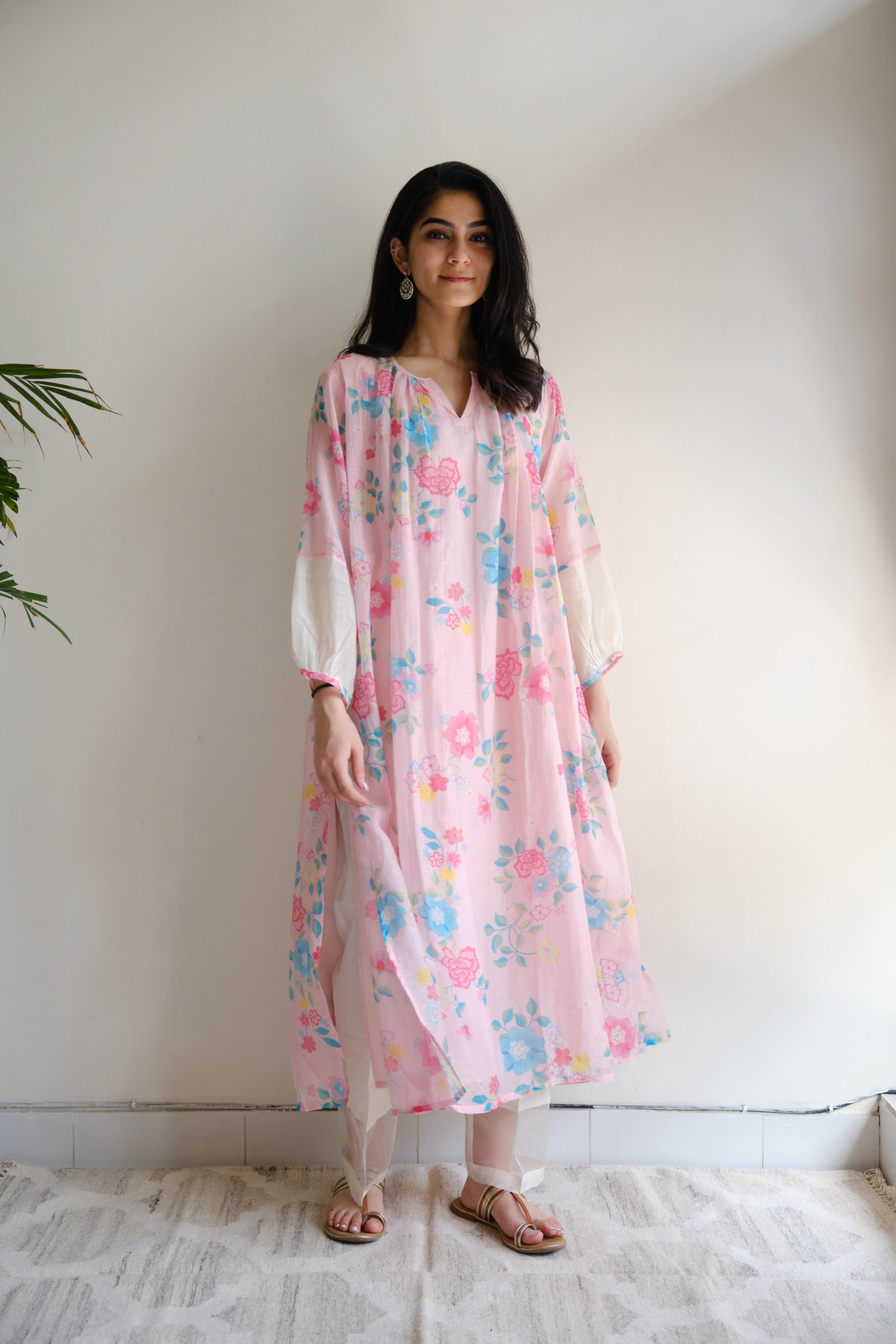 Juanita- BLUSH FLORETTE CO ORD