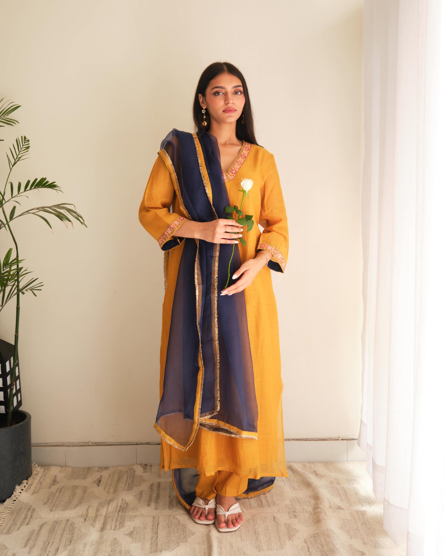 Ochre Blue Festive Set