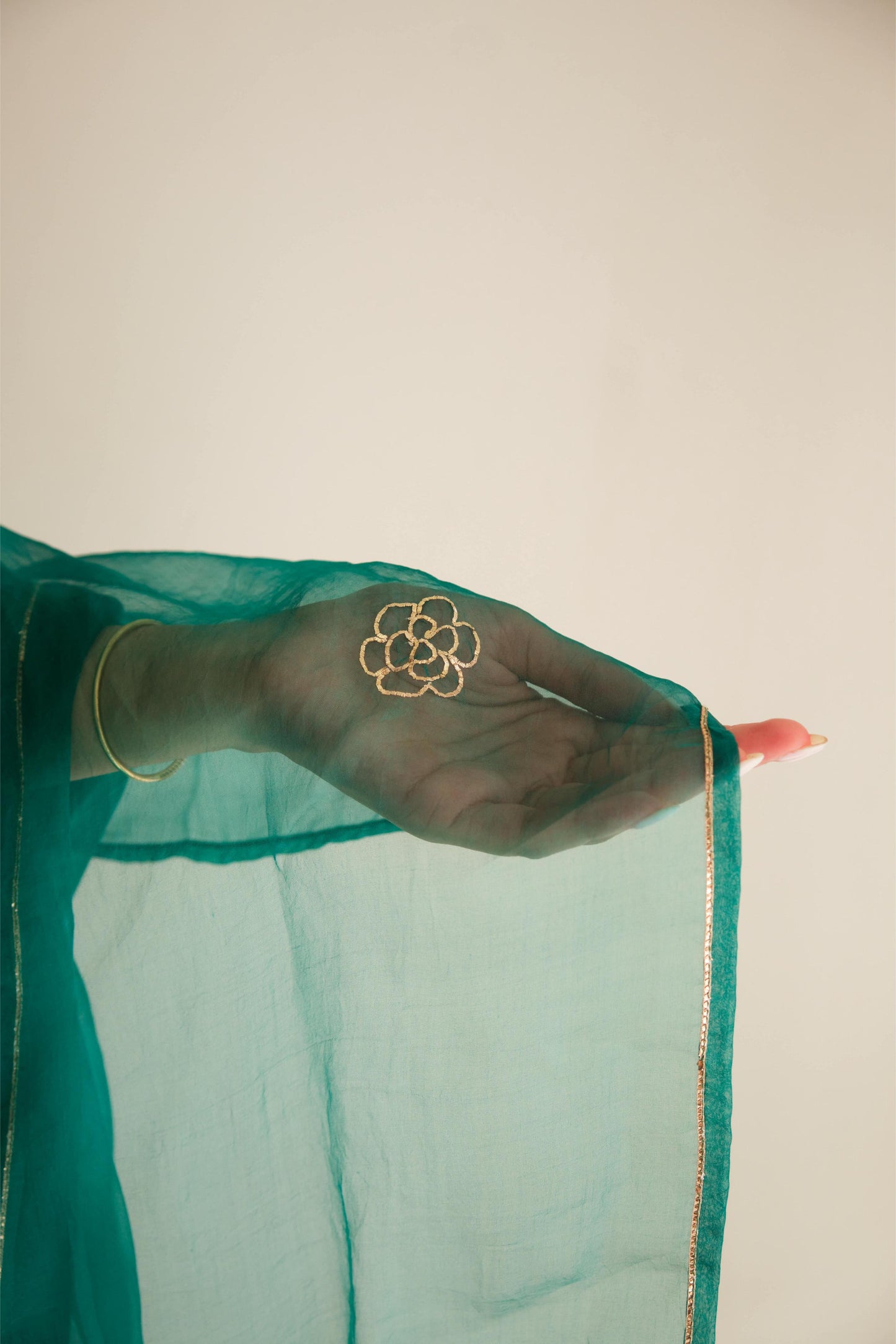 Emerald Zari Set