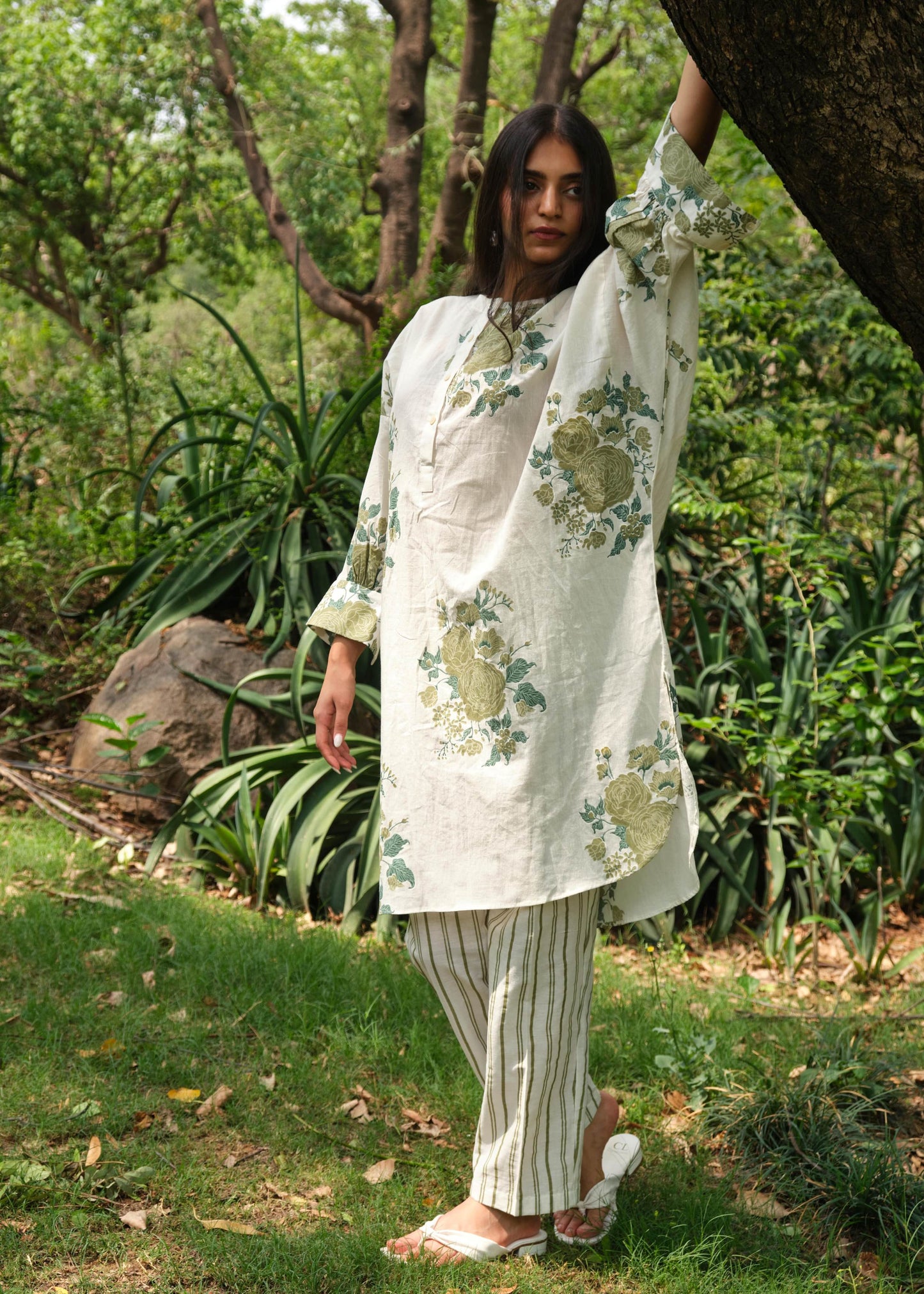Juanita -Ivory Anti Fit Co Ord
