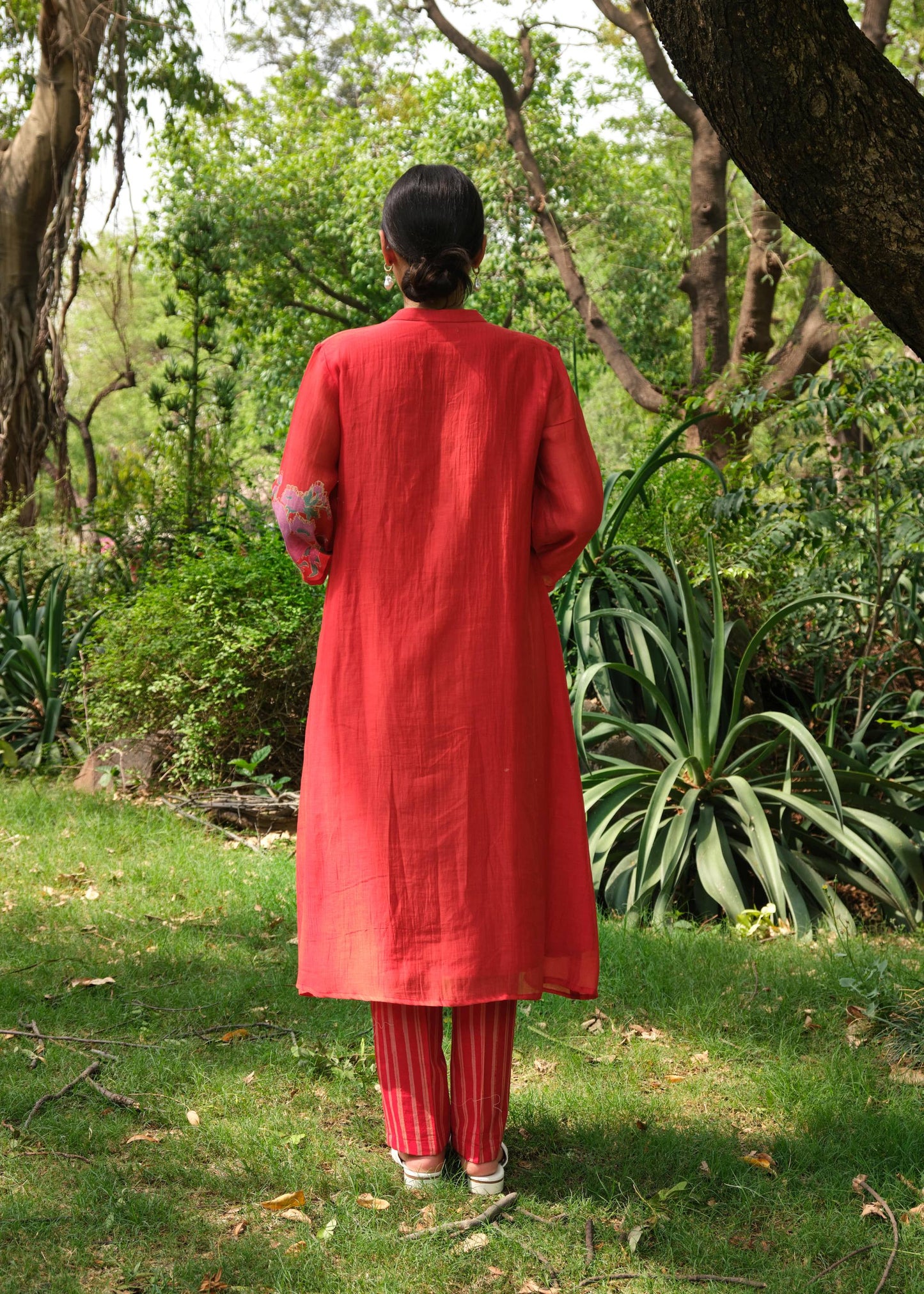 Juanita -Crimson Handblock Co Ord