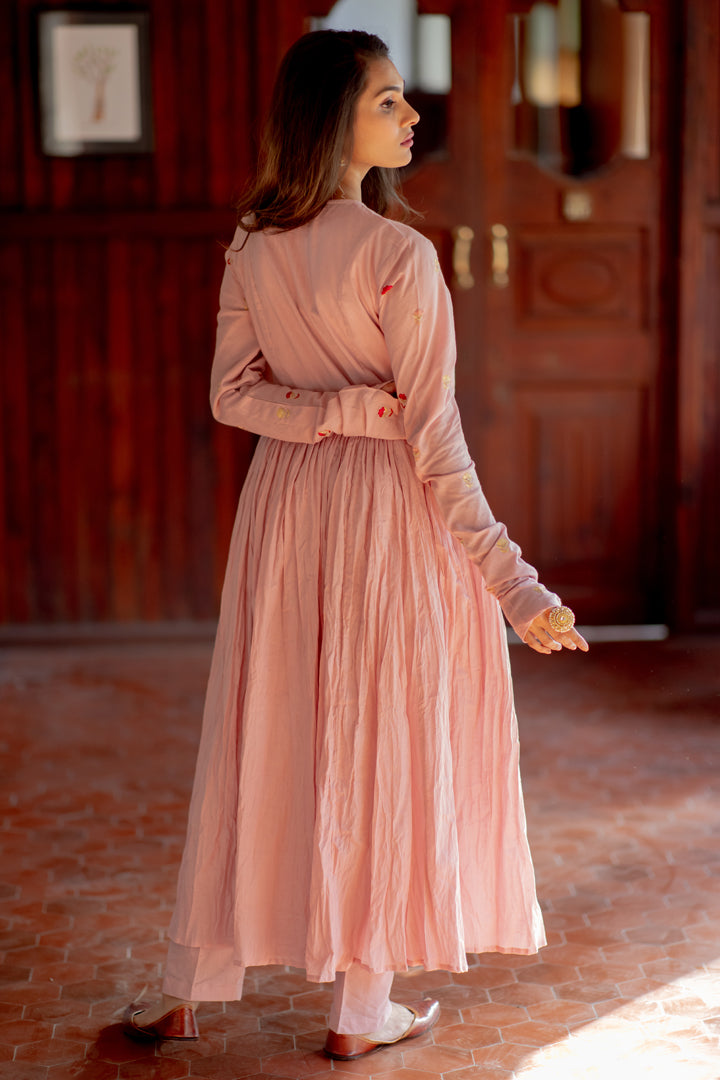 Juanita-Front Open Style Light OldRose Colour