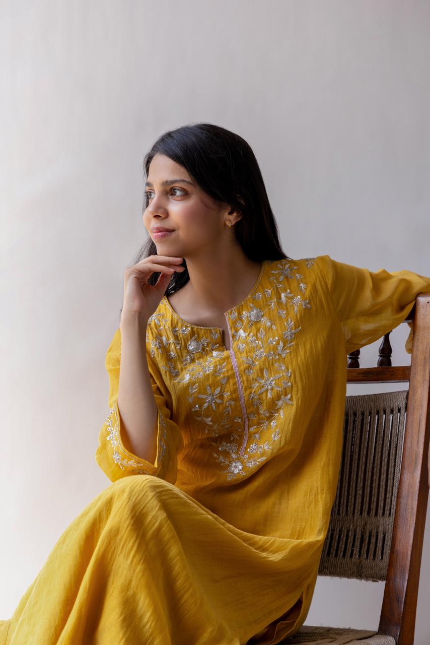 JUANITA- SAFFRON CORD