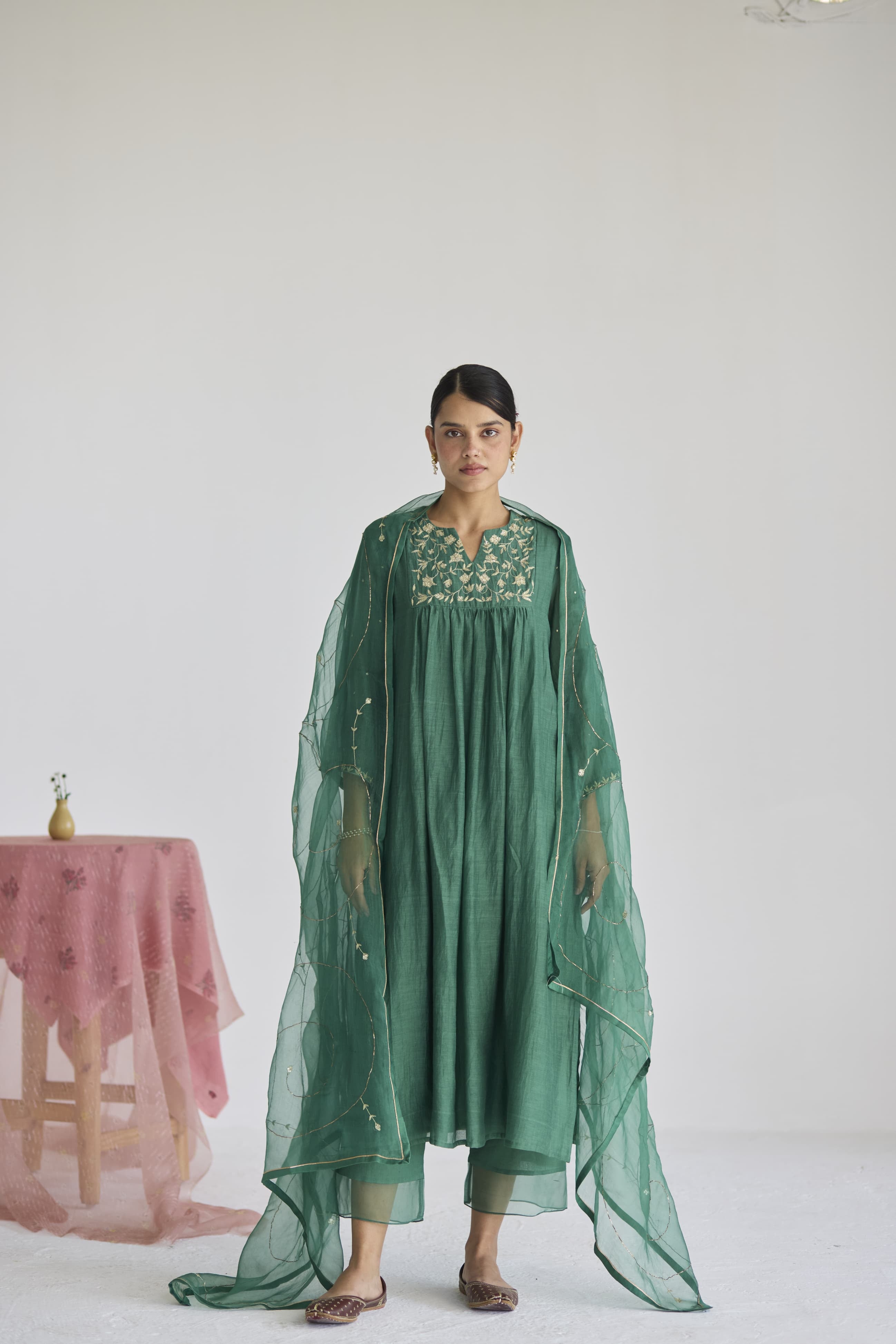 JUANITA- EMERALD FESTIVE SET