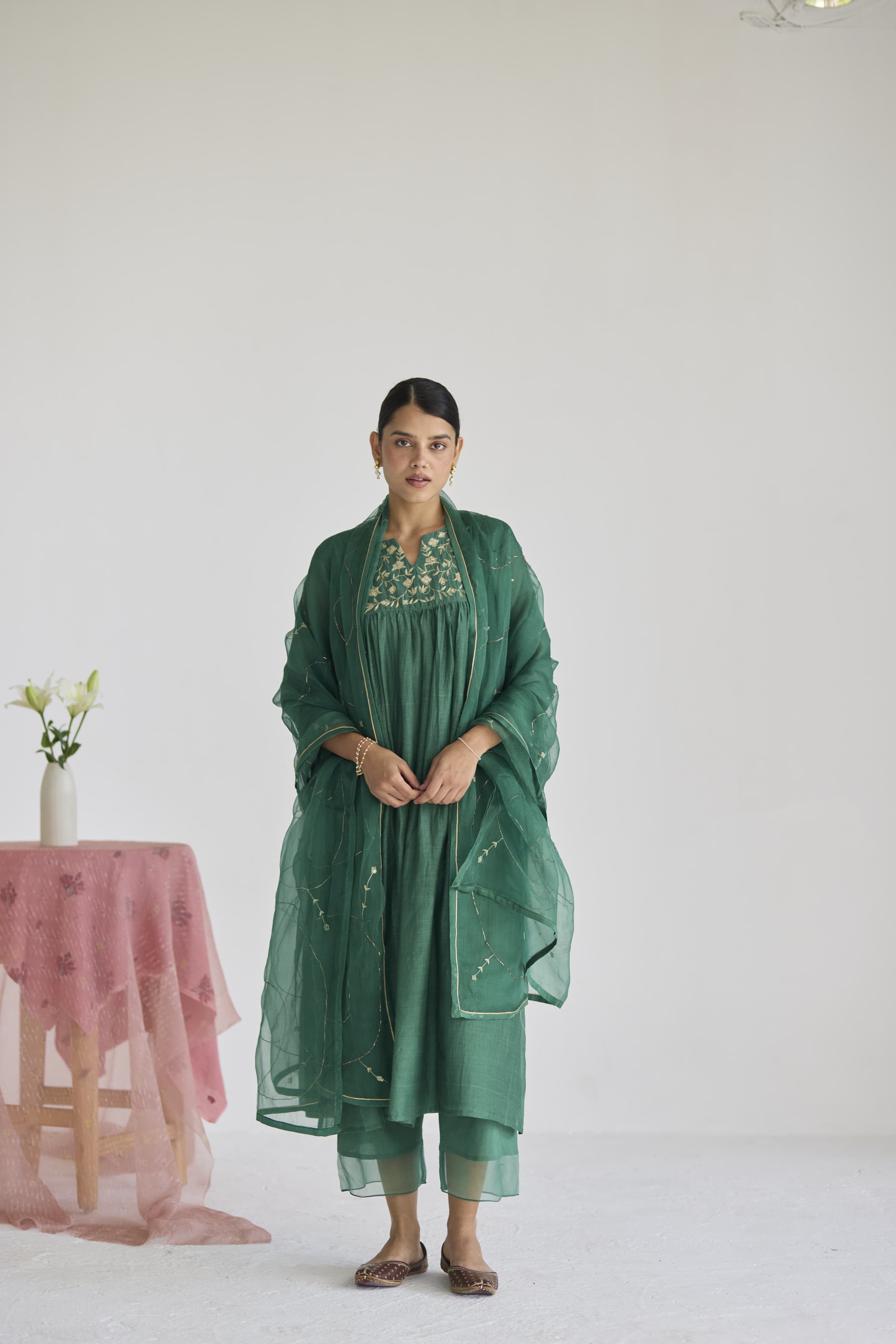 JUANITA- EMERALD FESTIVE SET