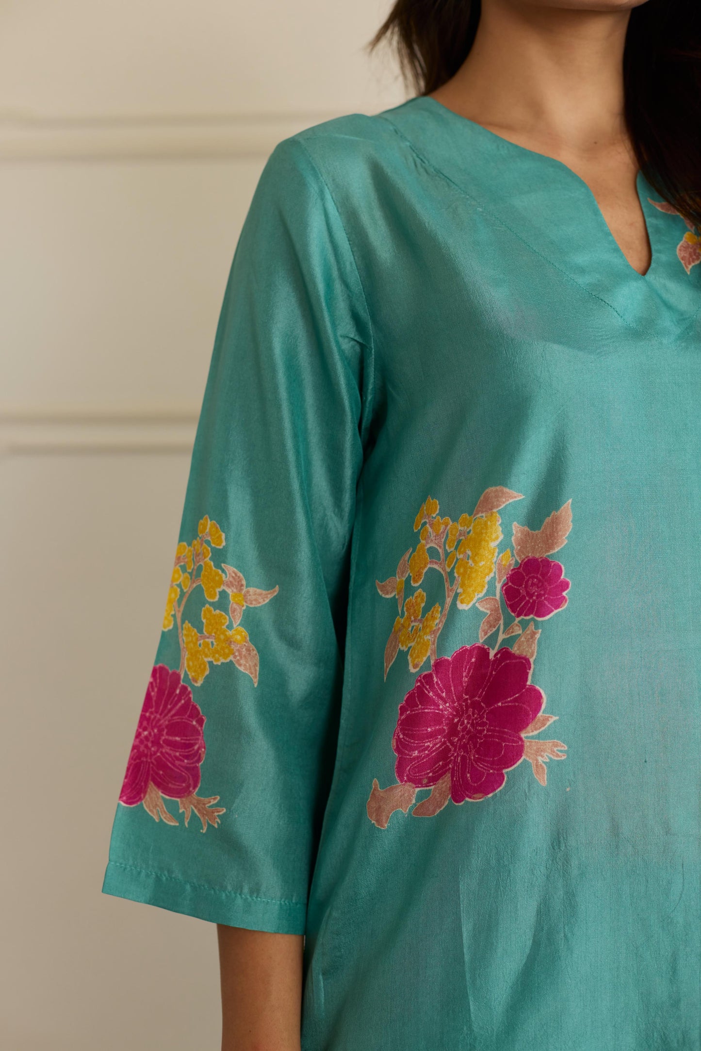 Aqua silk co rd