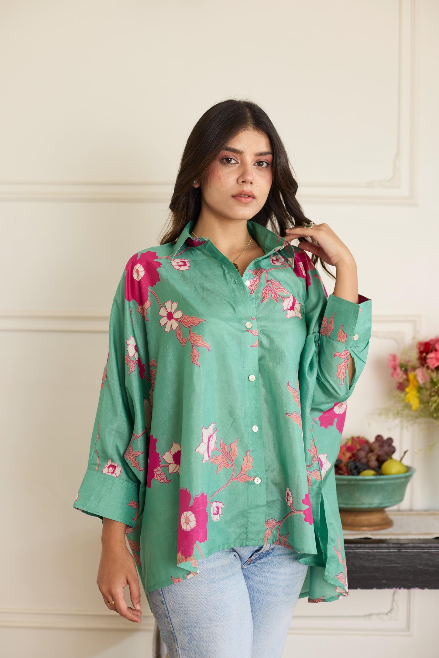 Gia Sea Green Shirt