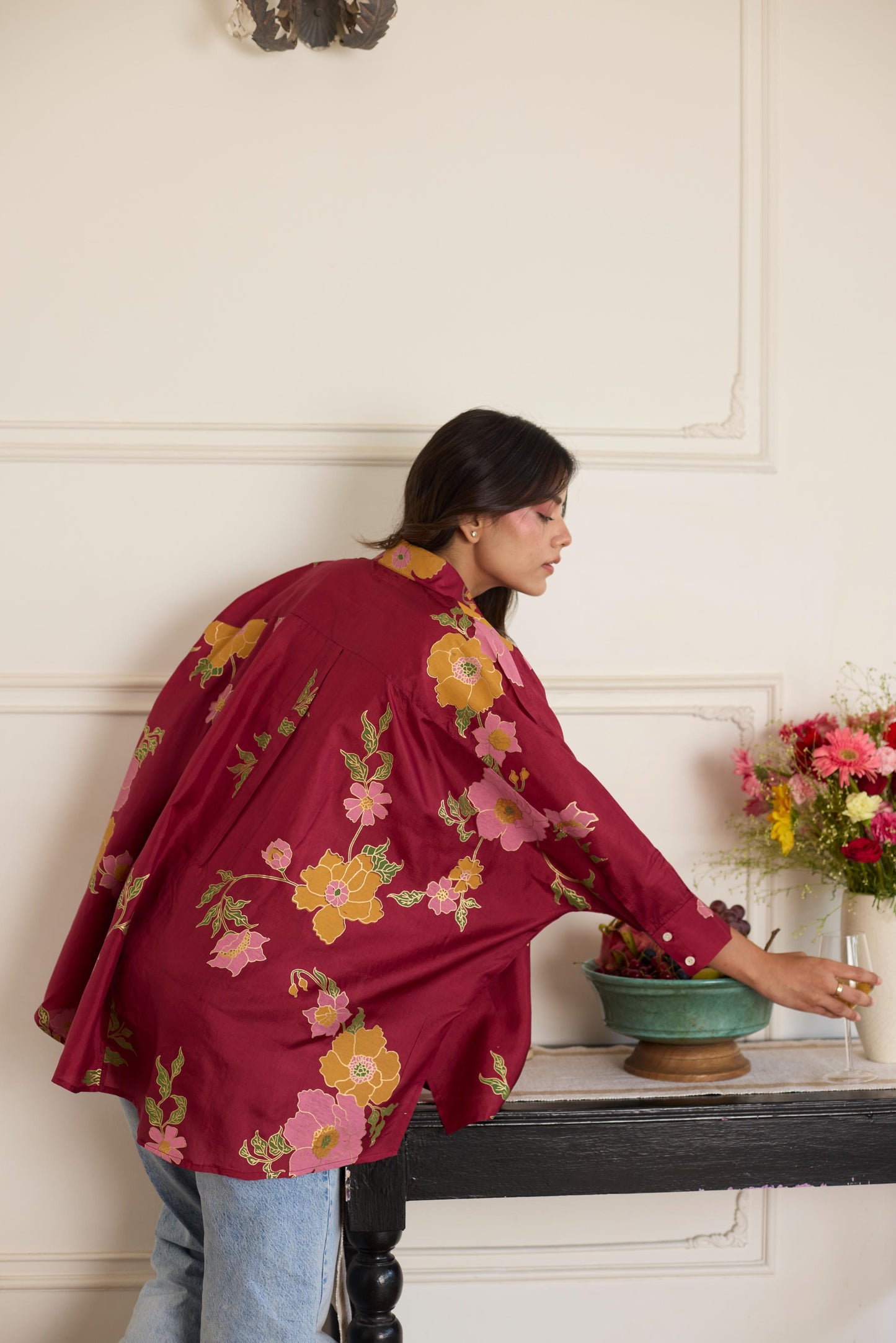 Gia Maroon Shirt