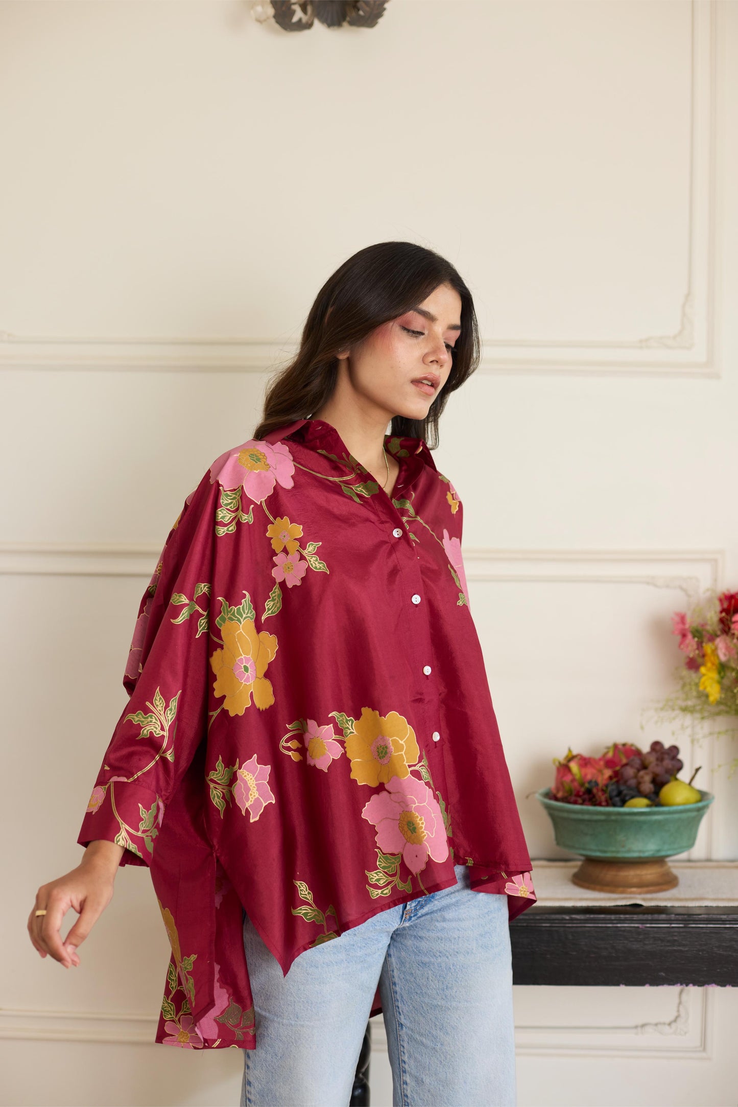 Gia Maroon Shirt