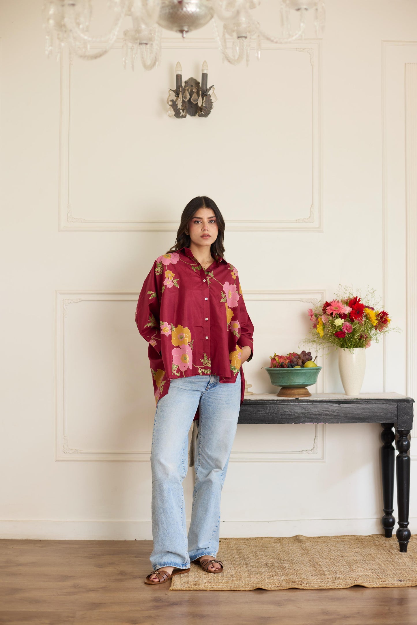 Gia Maroon Shirt