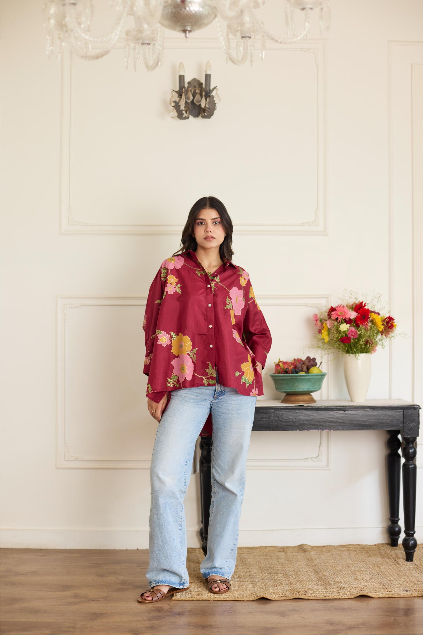 Gia Maroon Shirt