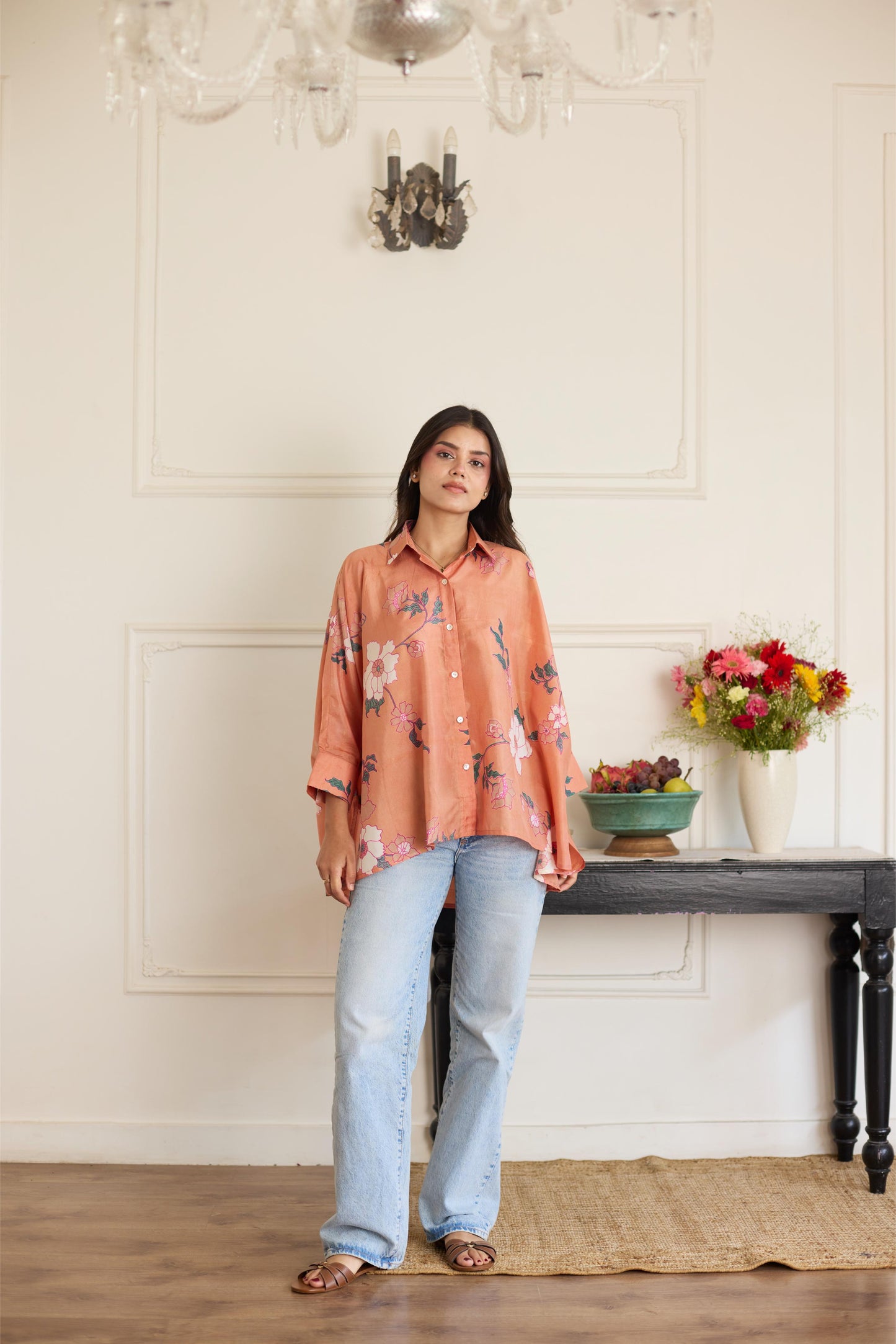 Gia Salmon Shirt