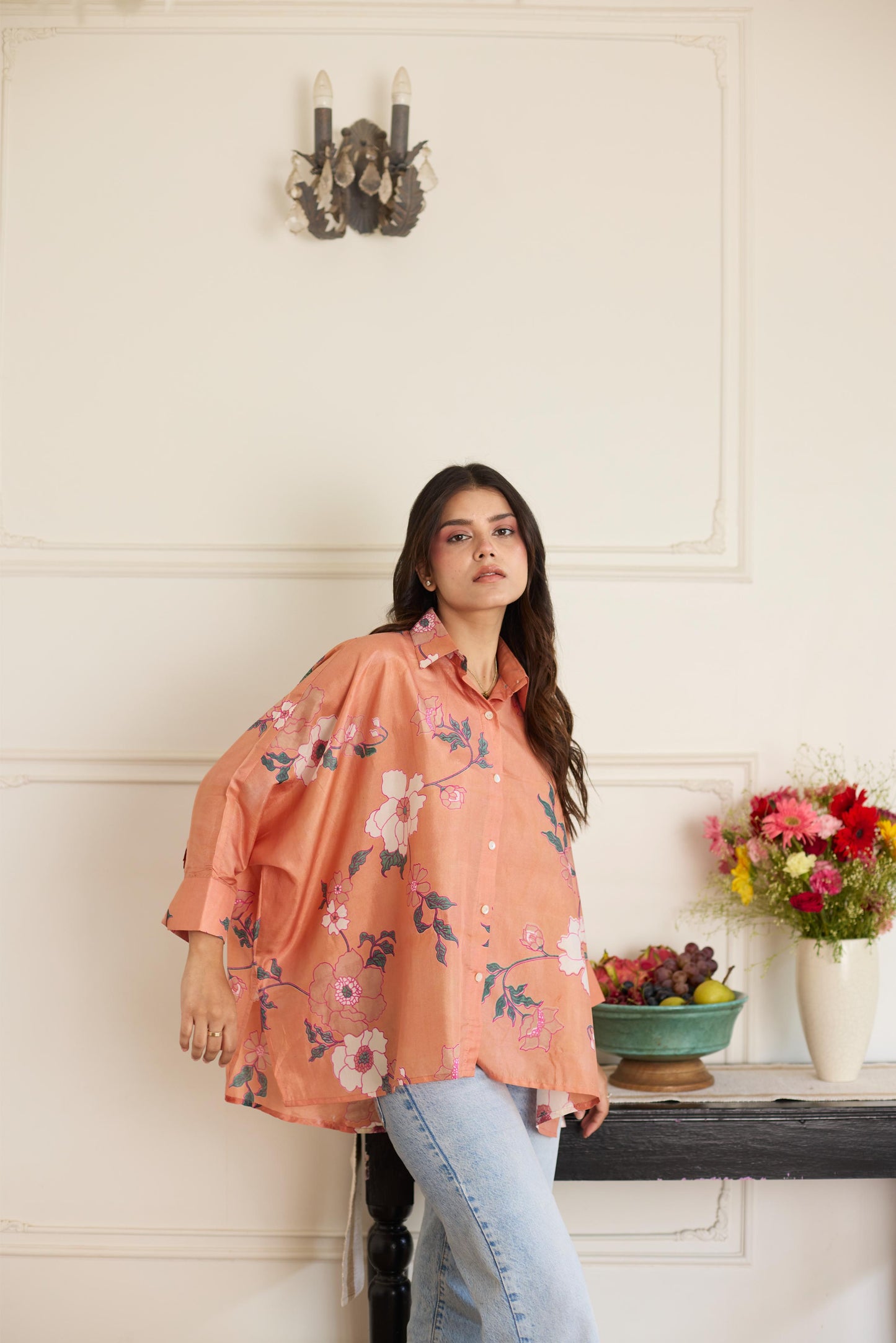 Gia Salmon Shirt