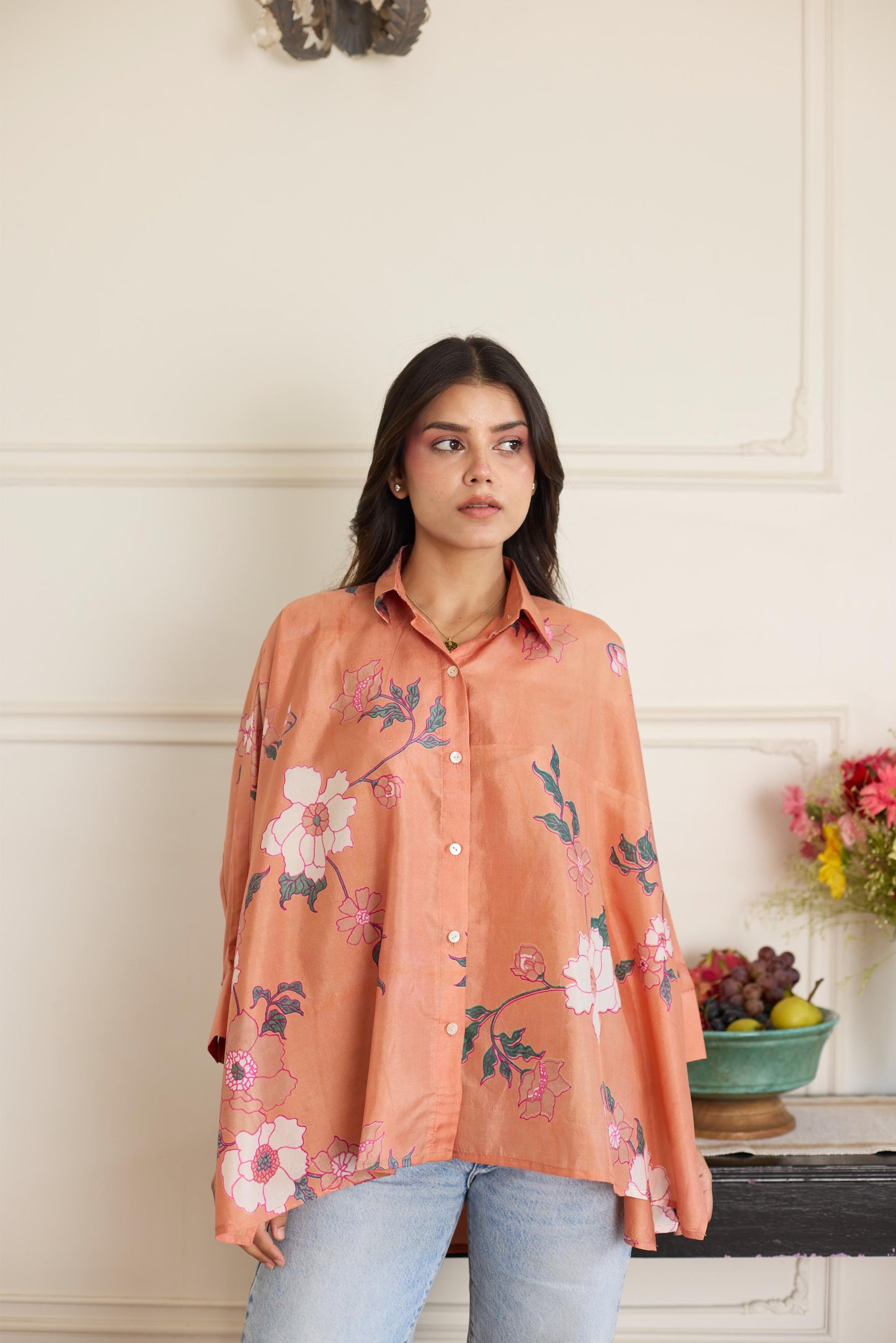 Gia Salmon Shirt