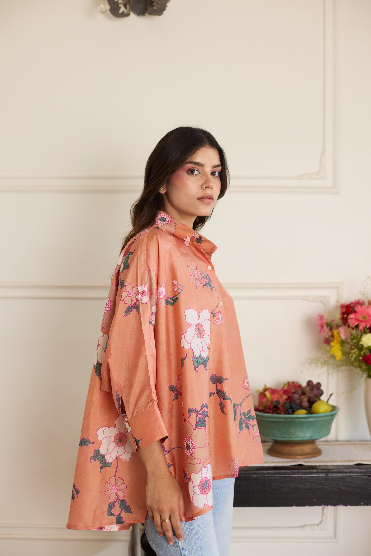Gia Salmon Shirt
