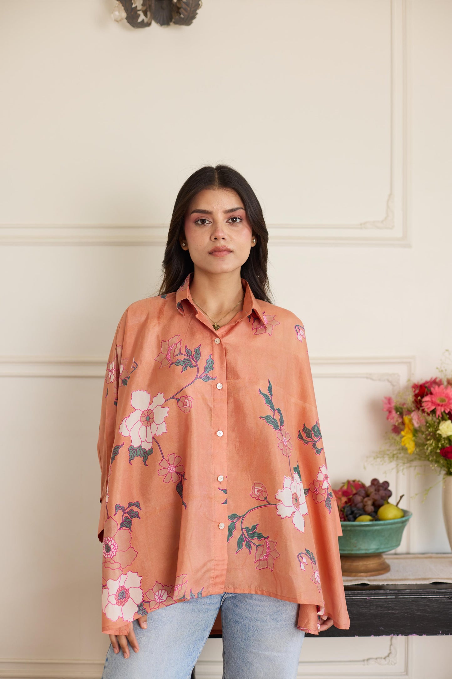 Gia Salmon Shirt