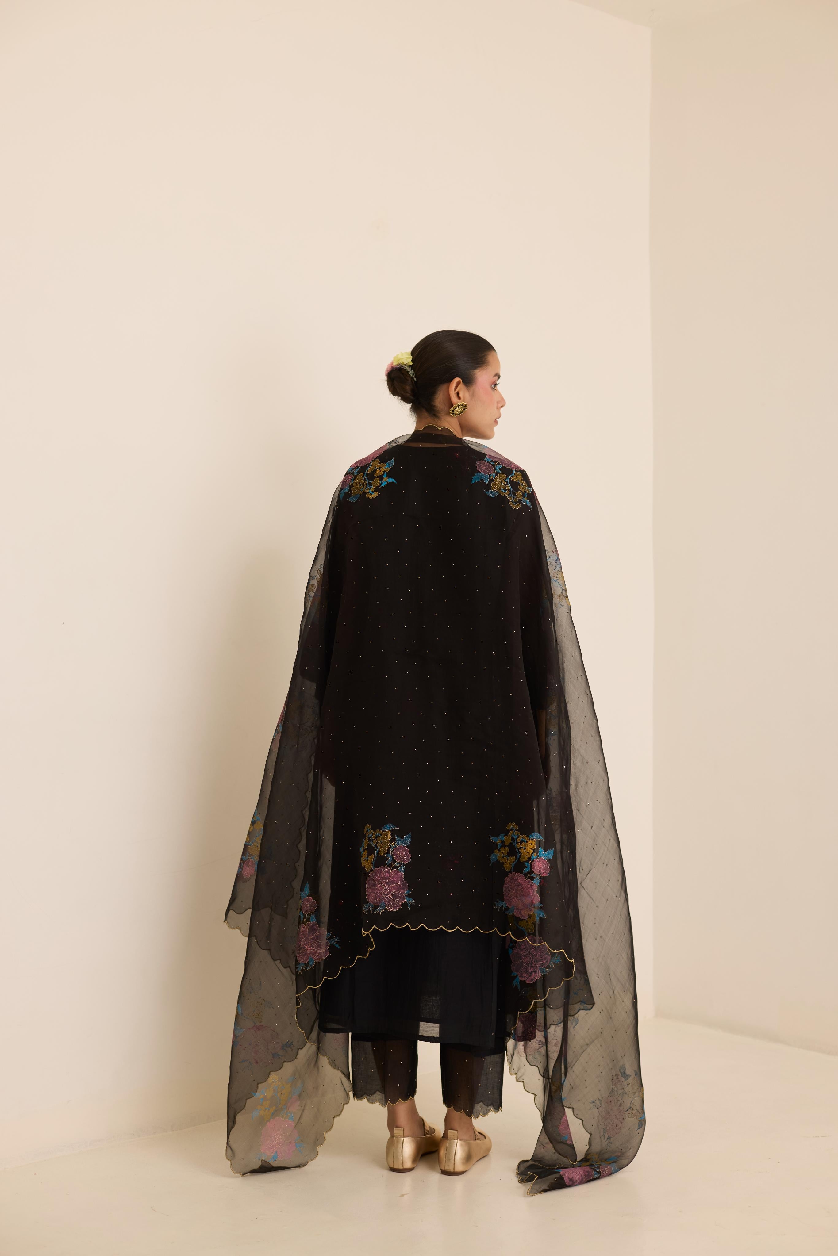 Midnight Mukaish Set