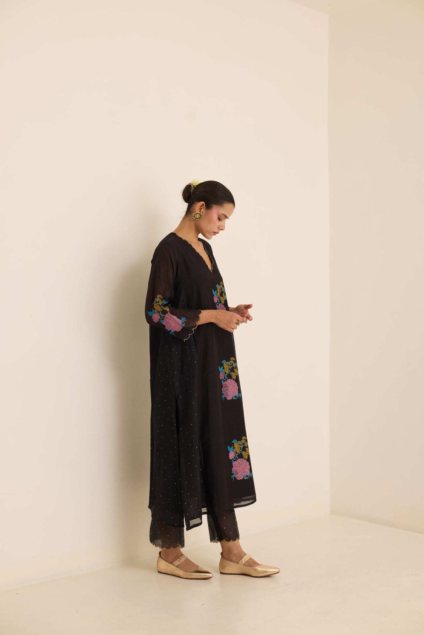 Midnight Mukaish Set