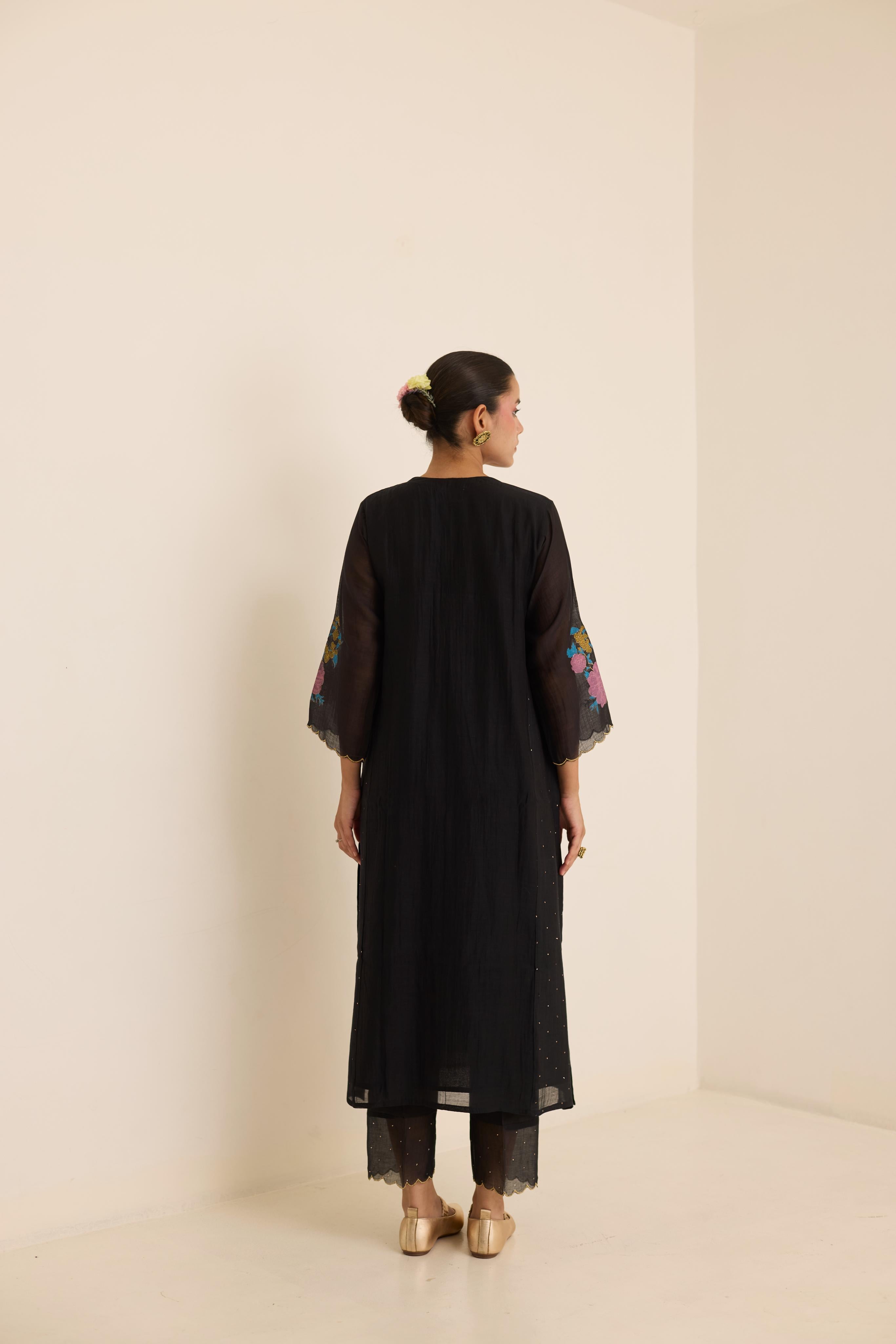 Midnight Mukaish Set