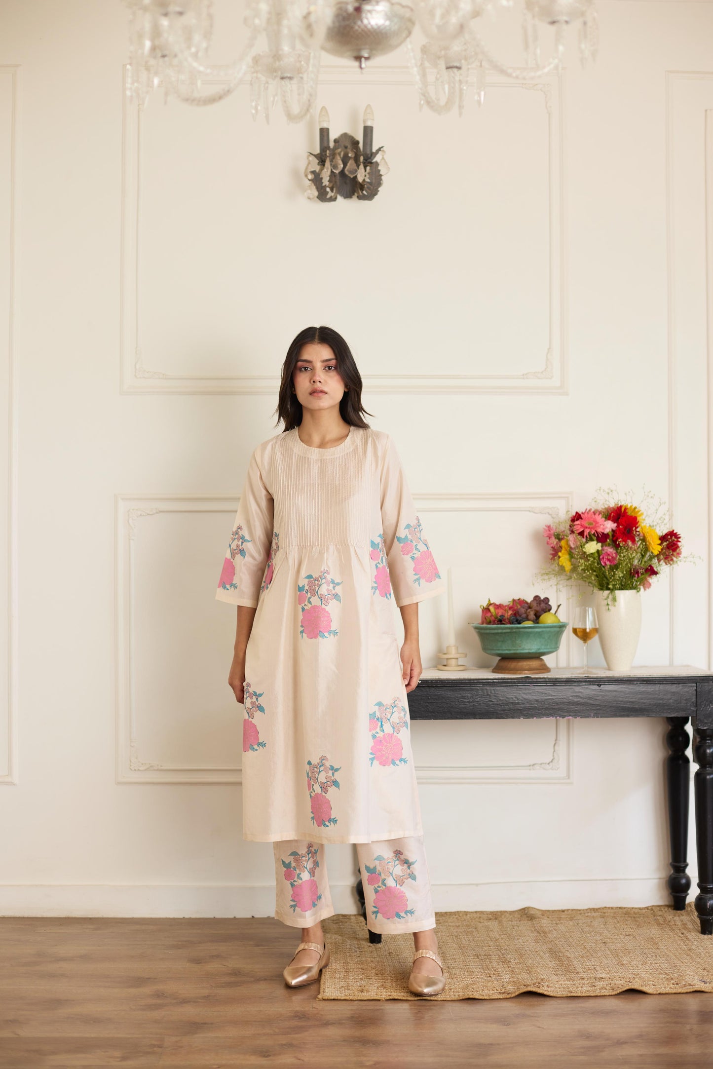 Pearl pintuck Co Ord