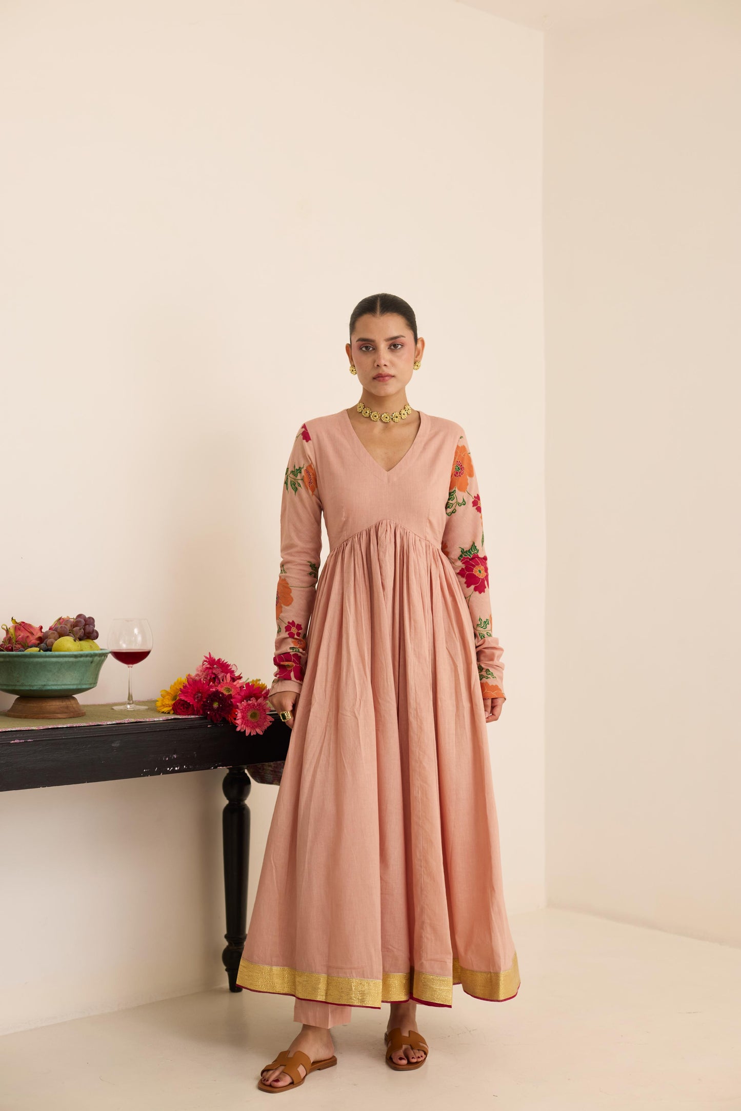 Salmon Anarkali