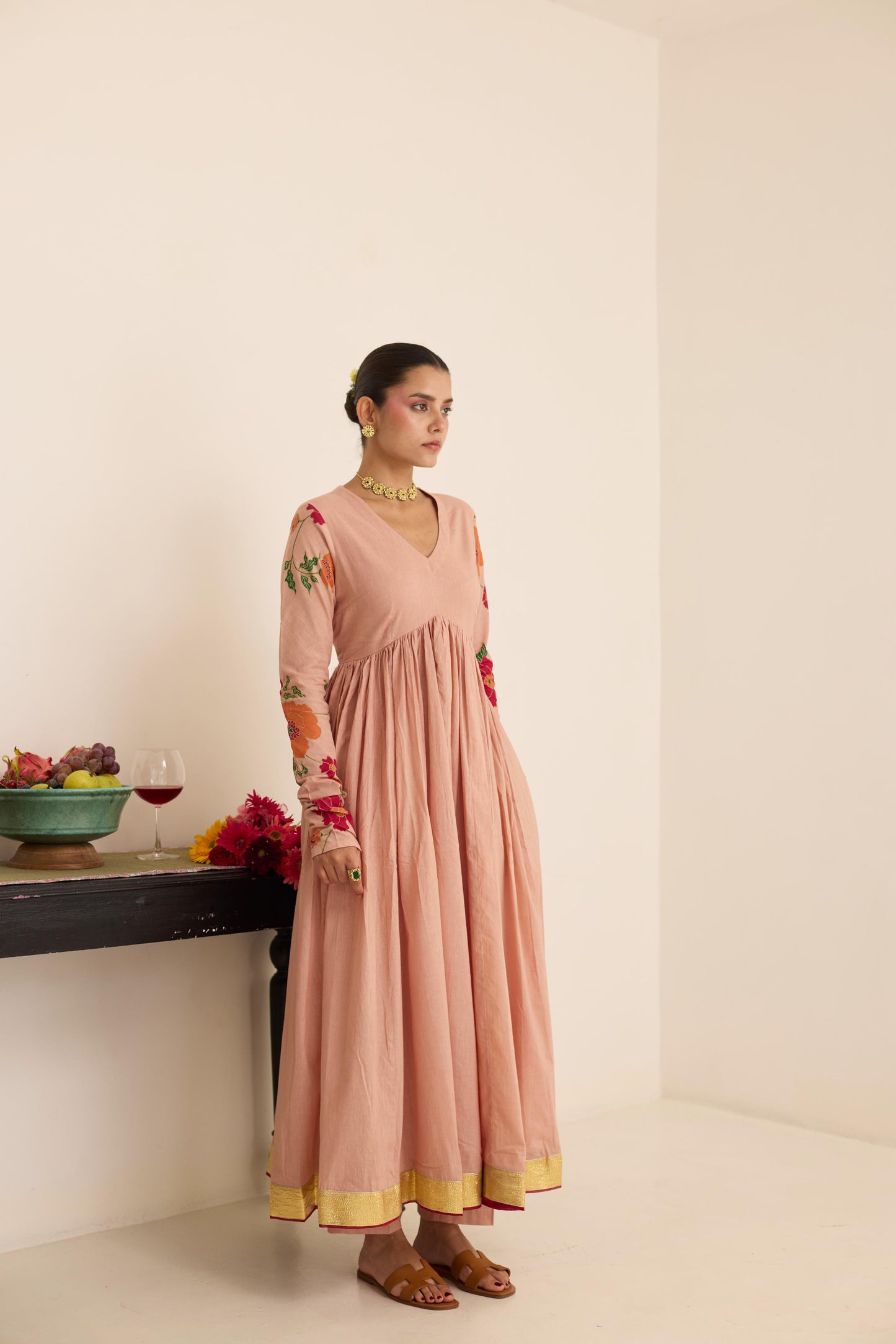 Salmon Anarkali