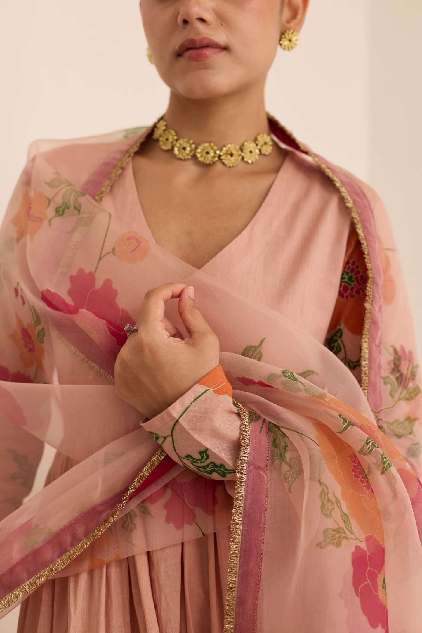 Salmon Anarkali