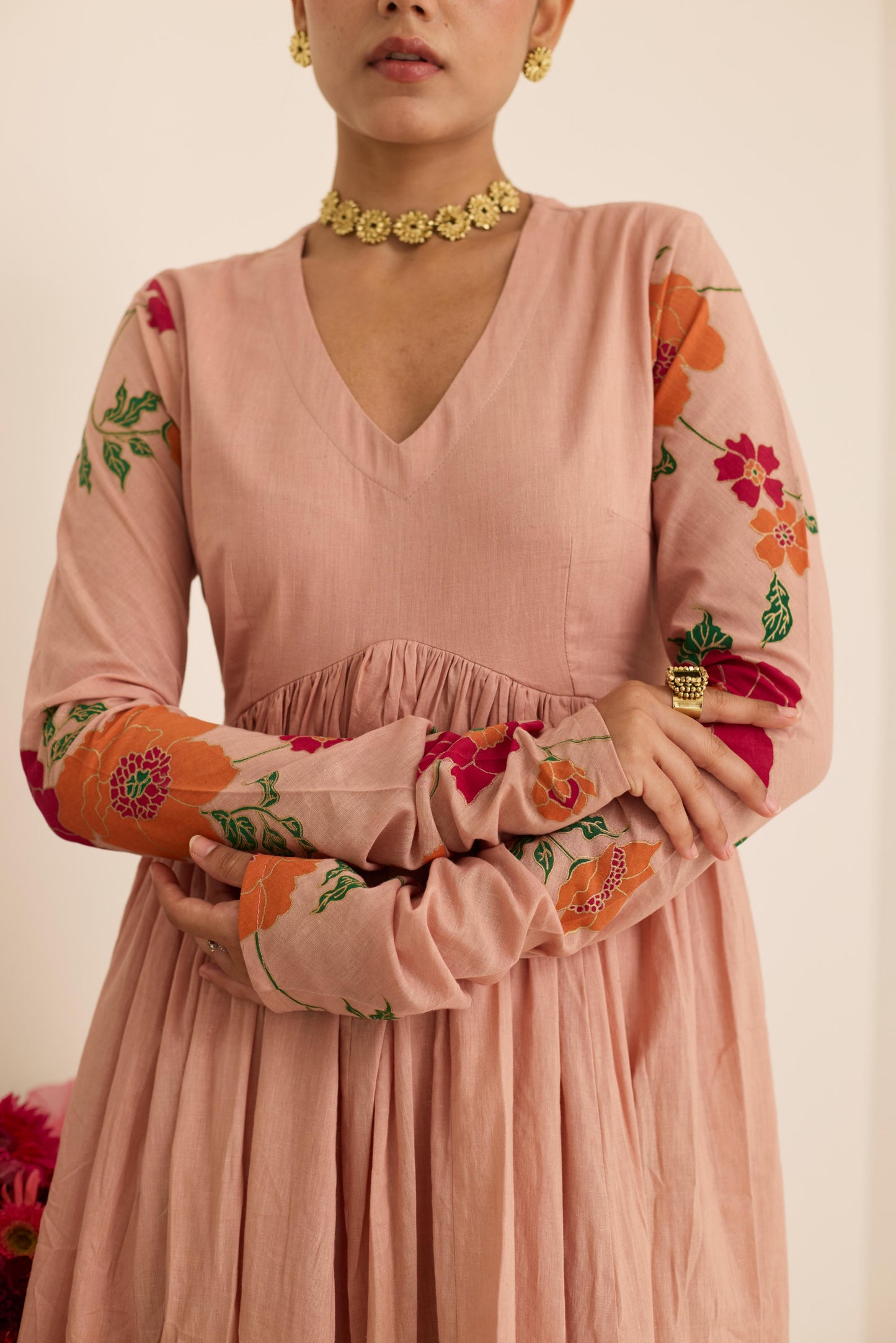Salmon Anarkali