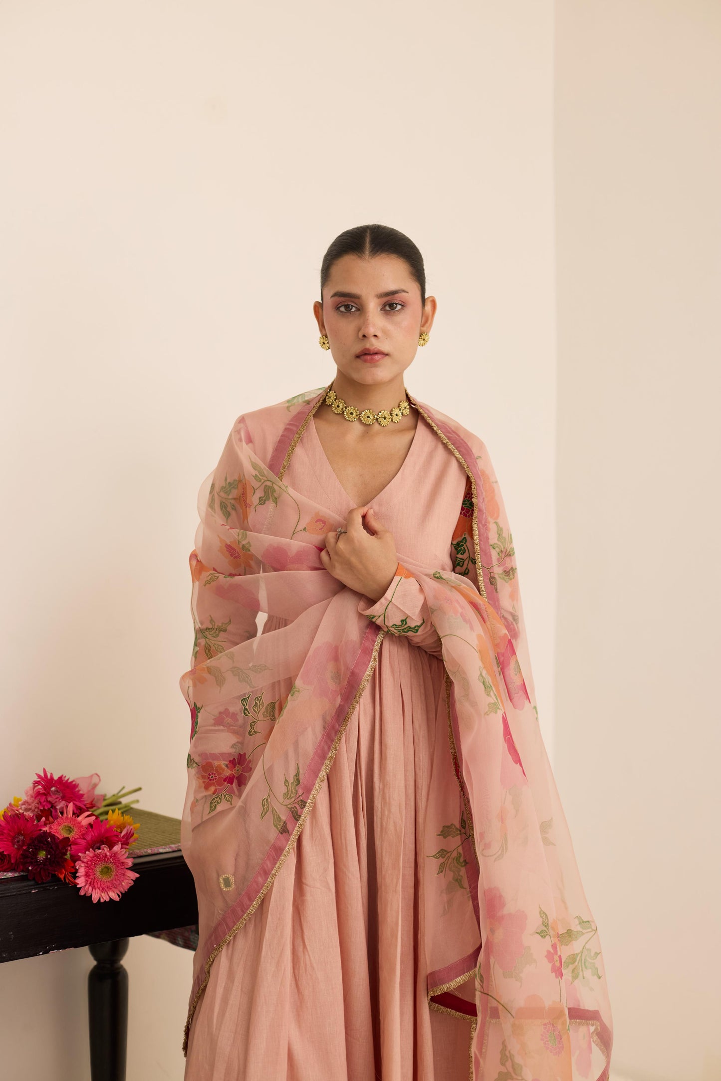 Salmon Anarkali