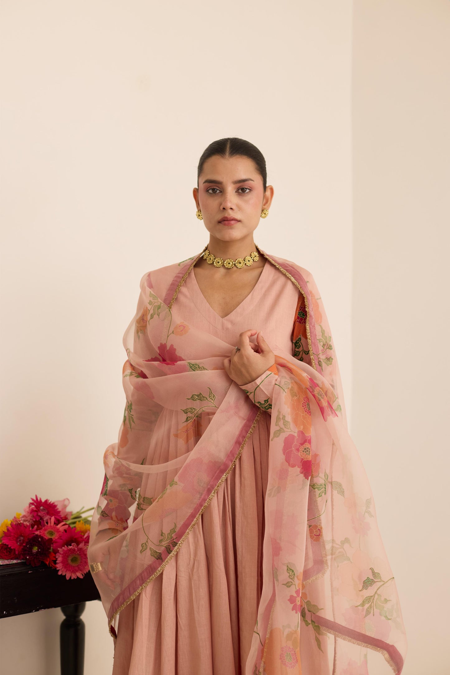 Salmon Anarkali