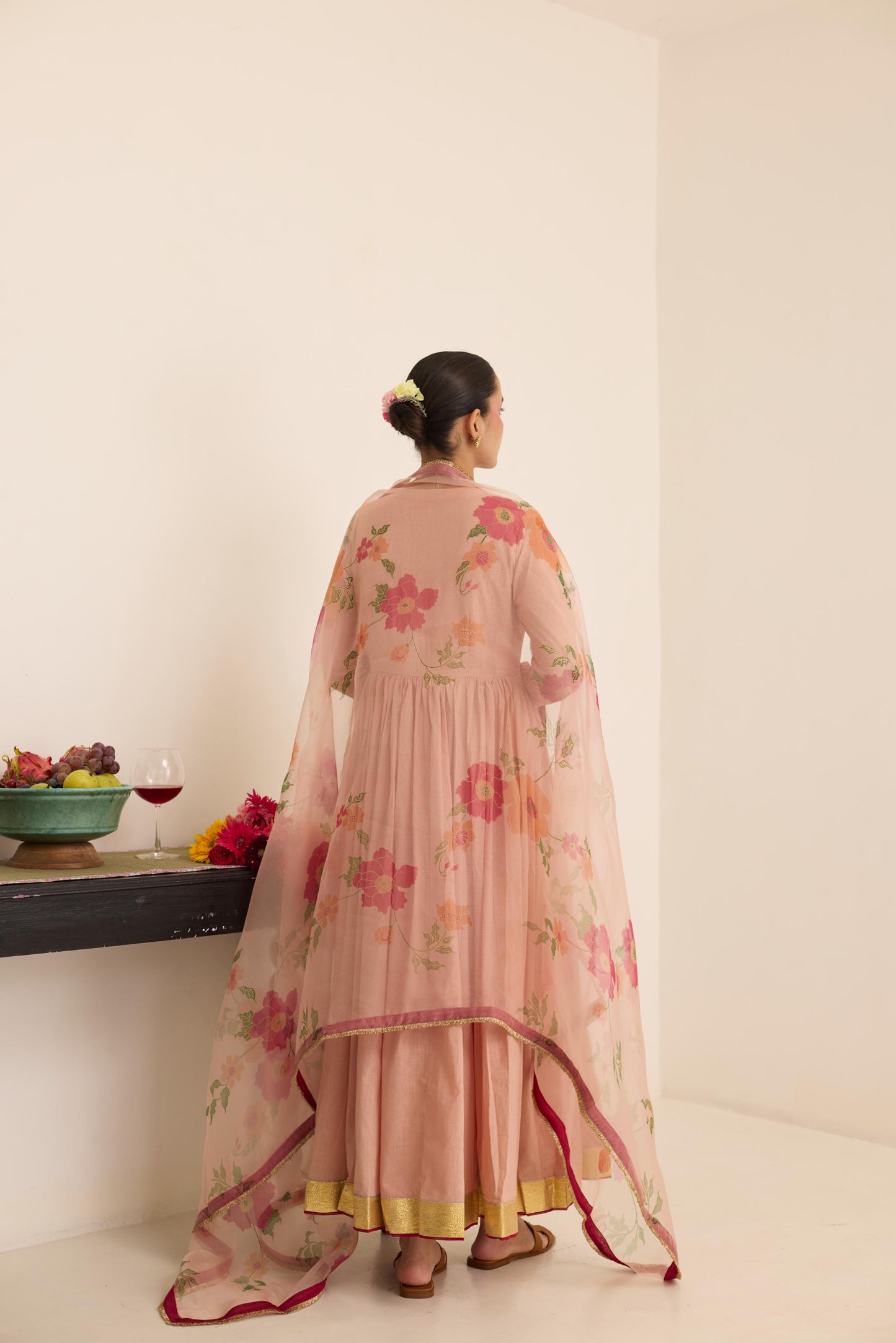 Salmon Anarkali