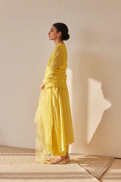 JUANITA- YELLOW SMOCKING SET