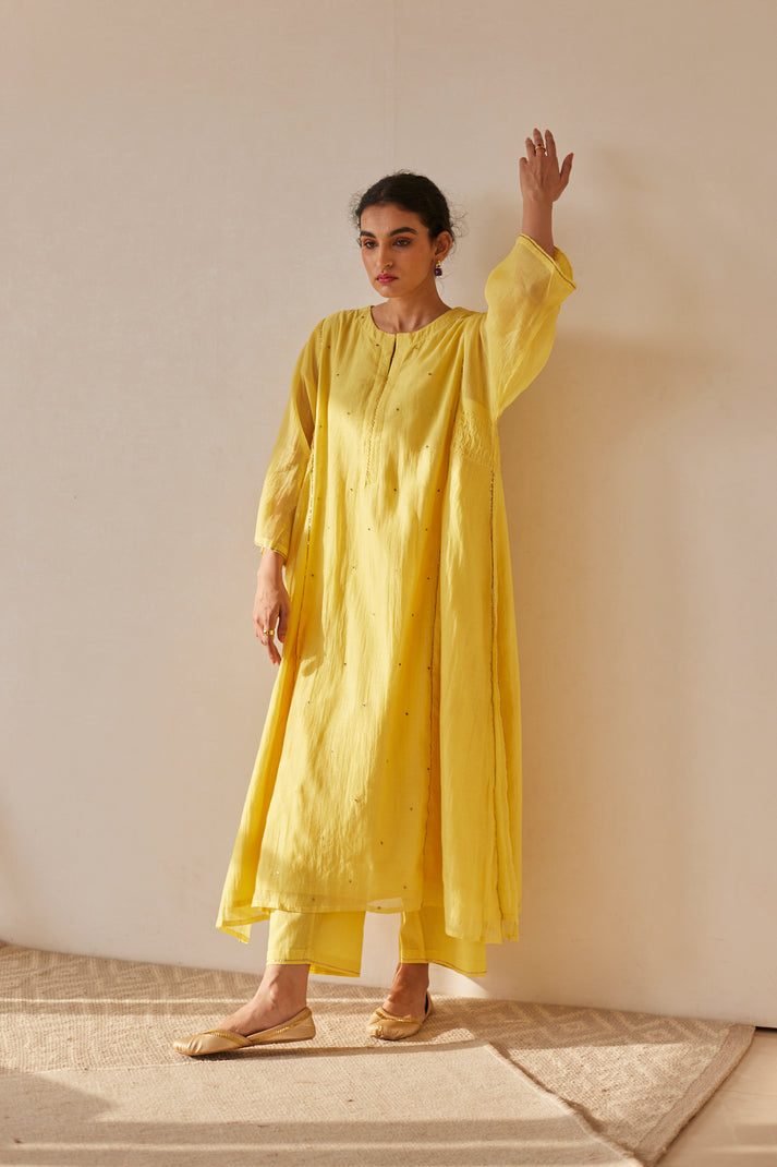 Smocking Set JUANITA- YELLOW SMOCKING SET – Juanita Ensemble