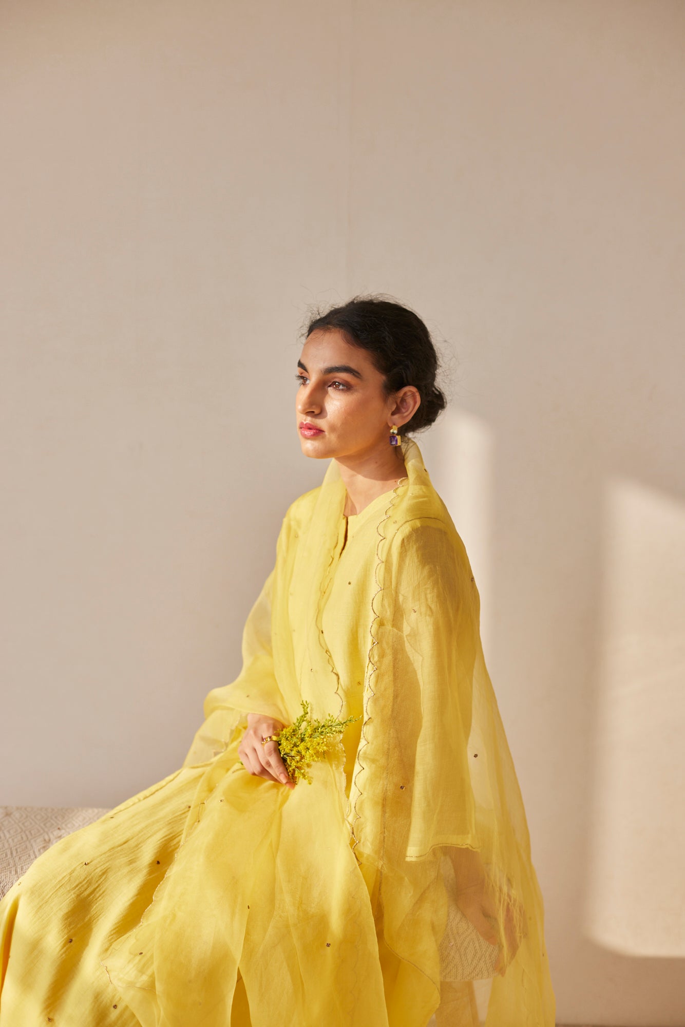 JUANITA- YELLOW SMOCKING SET