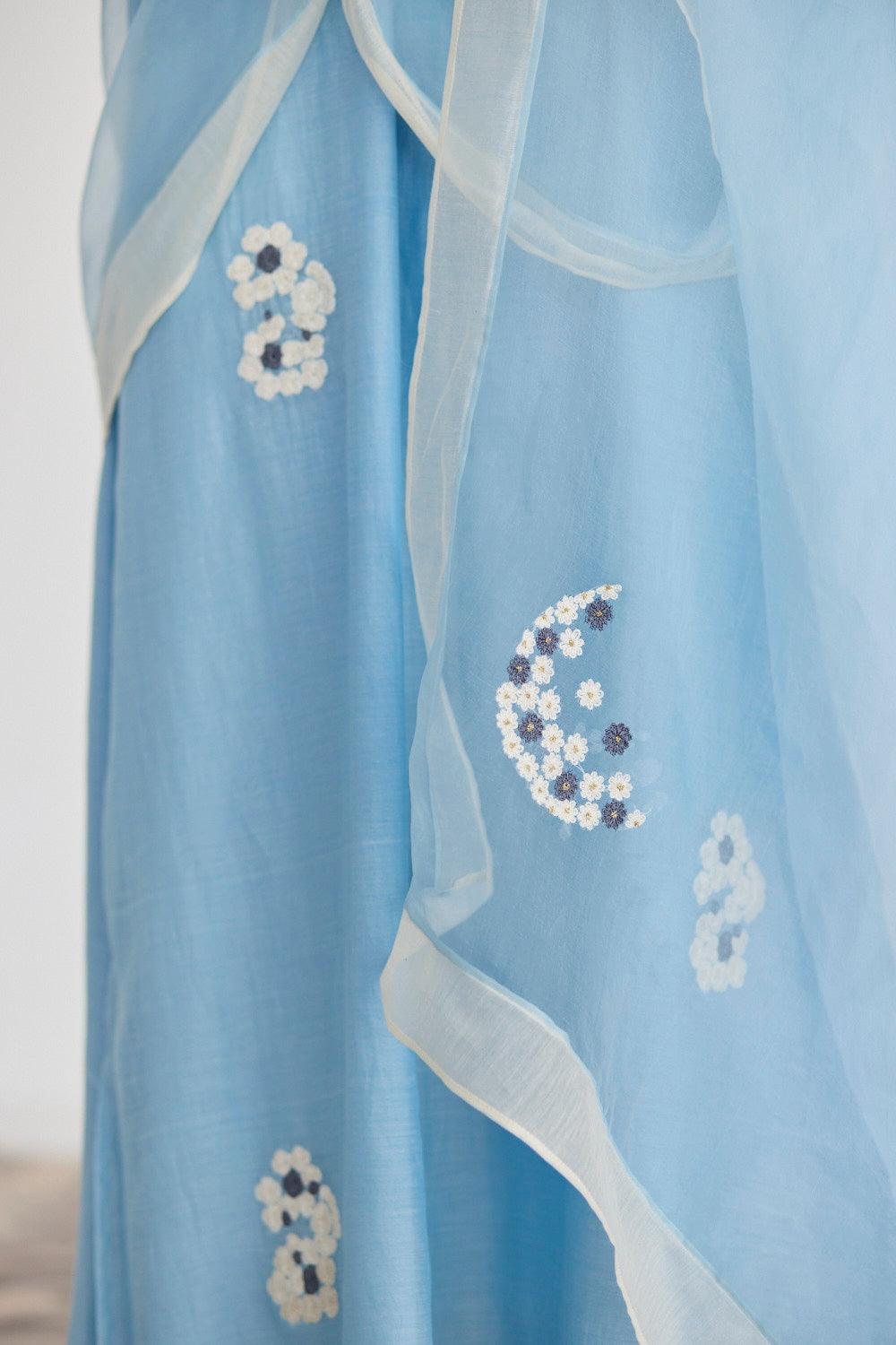 JUANITA- DREAMY POWDER BLUE AND IVORY SET