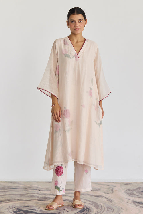 JUANITA- IVORY DAHLIA CORD SET