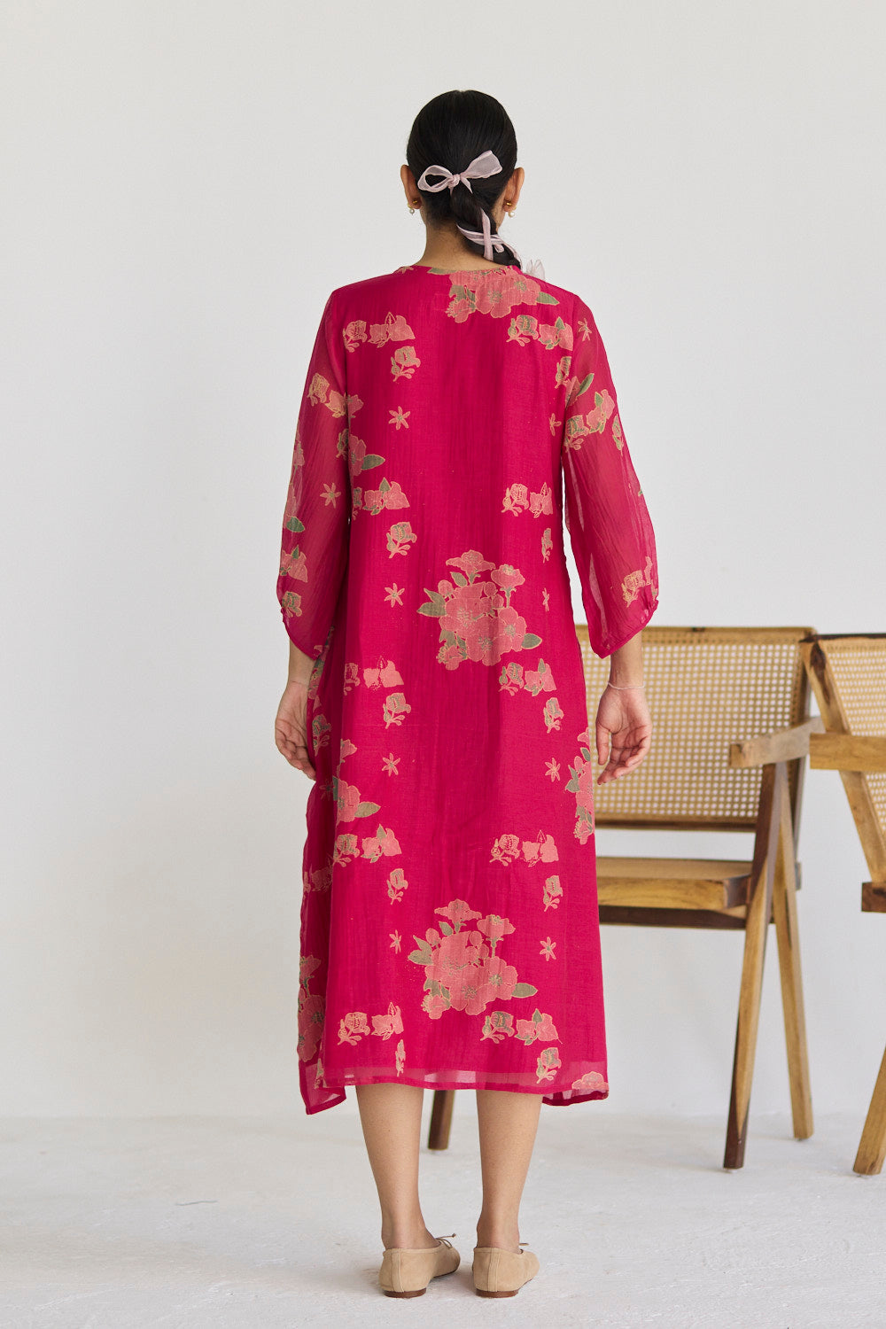 JUANITA- RANI BOUGAINVILLEA DRESS