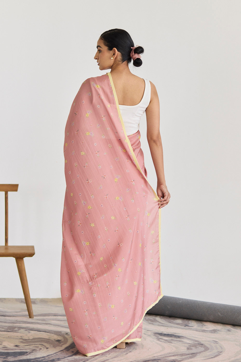 JUANITA- ROSE SILK SAREE